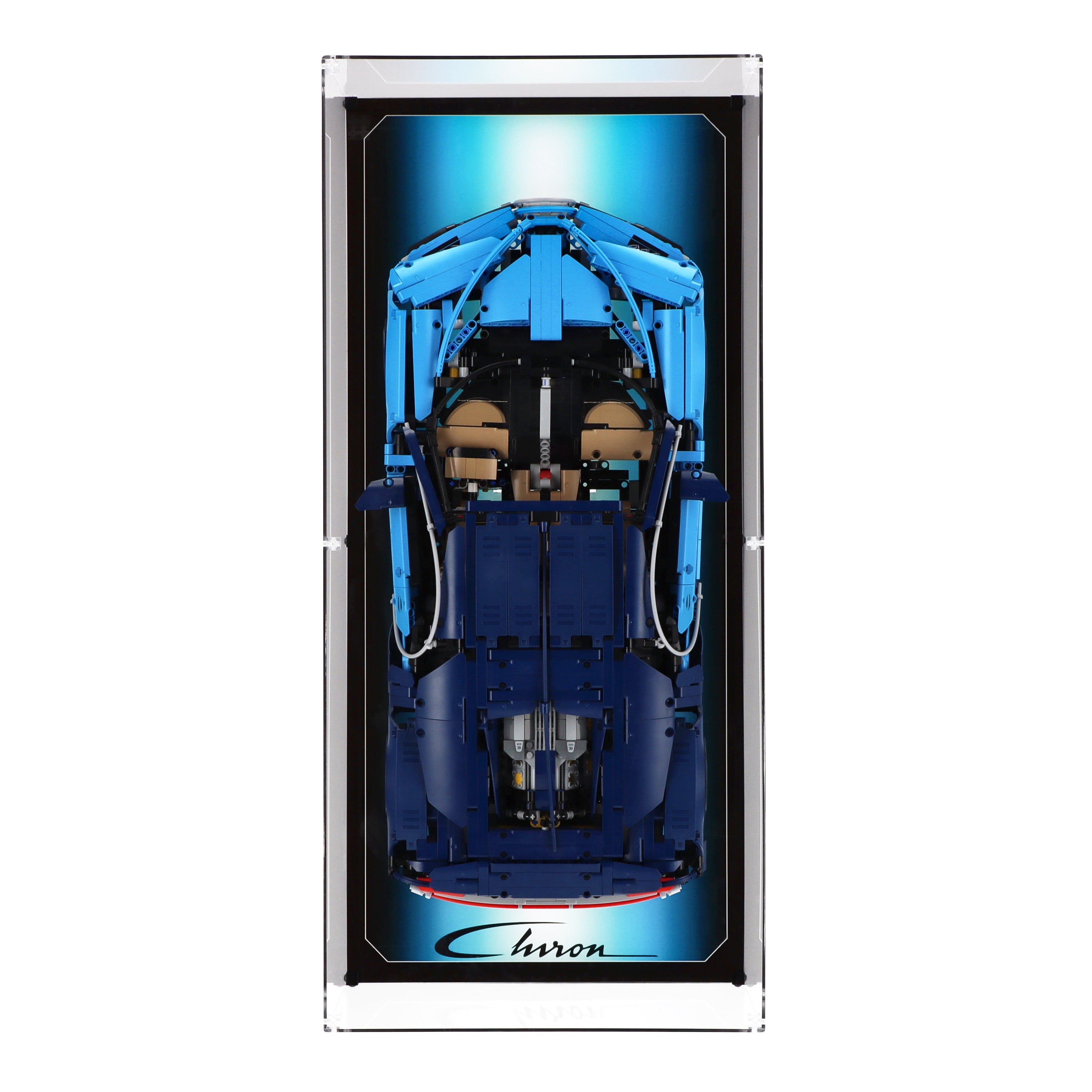 Wall Mounted Display Case LEGO 42083 Bugatti Chiron