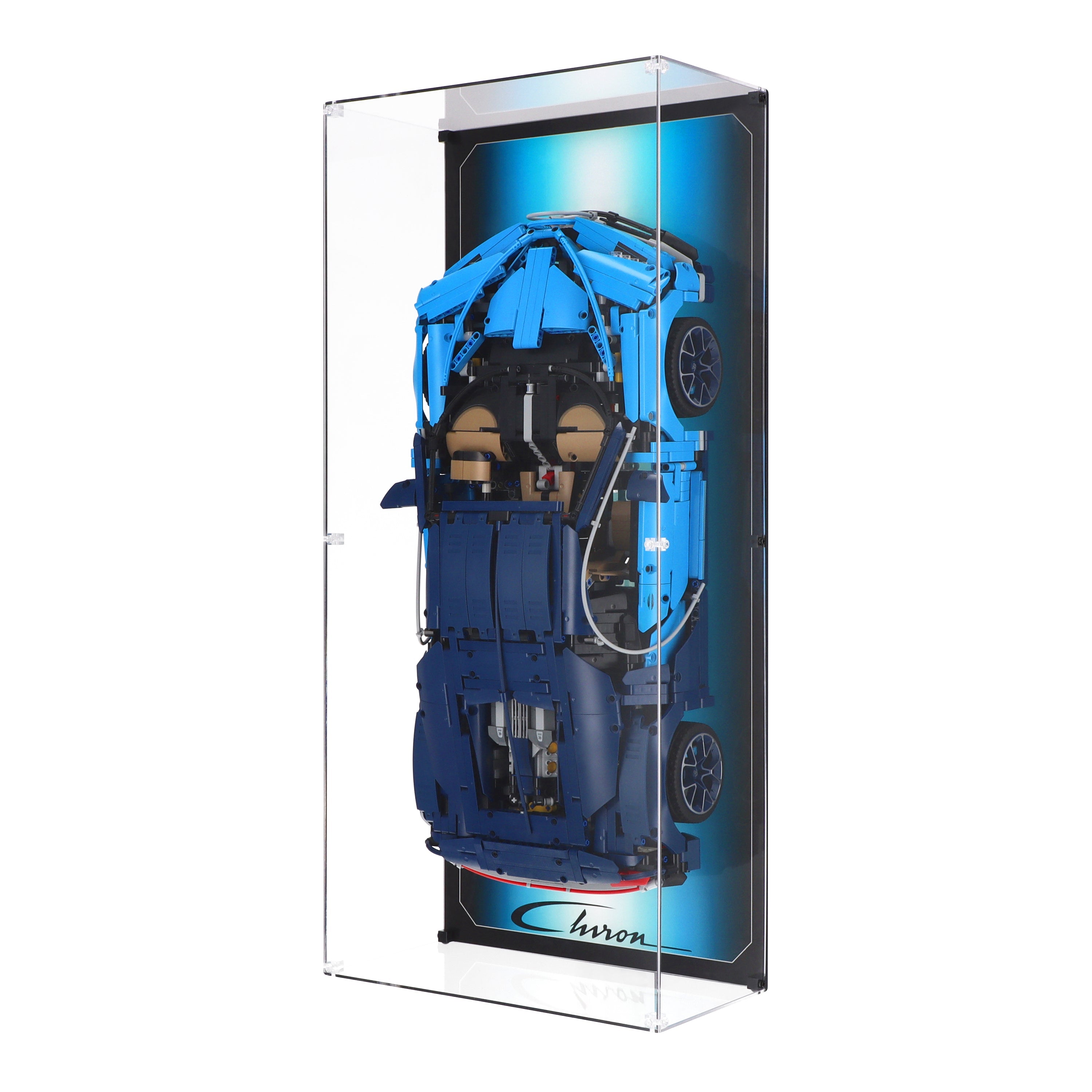 Wall Mounted Display Case LEGO 42083 Bugatti Chiron