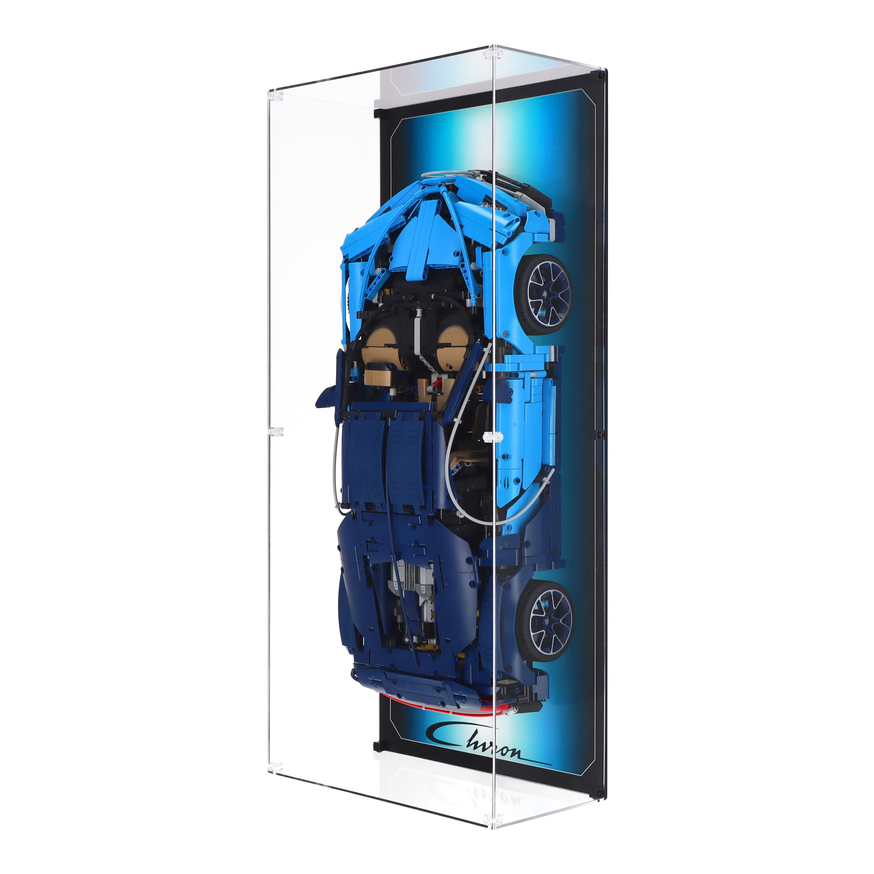 Wall Mounted Display Case LEGO 42083 Bugatti Chiron