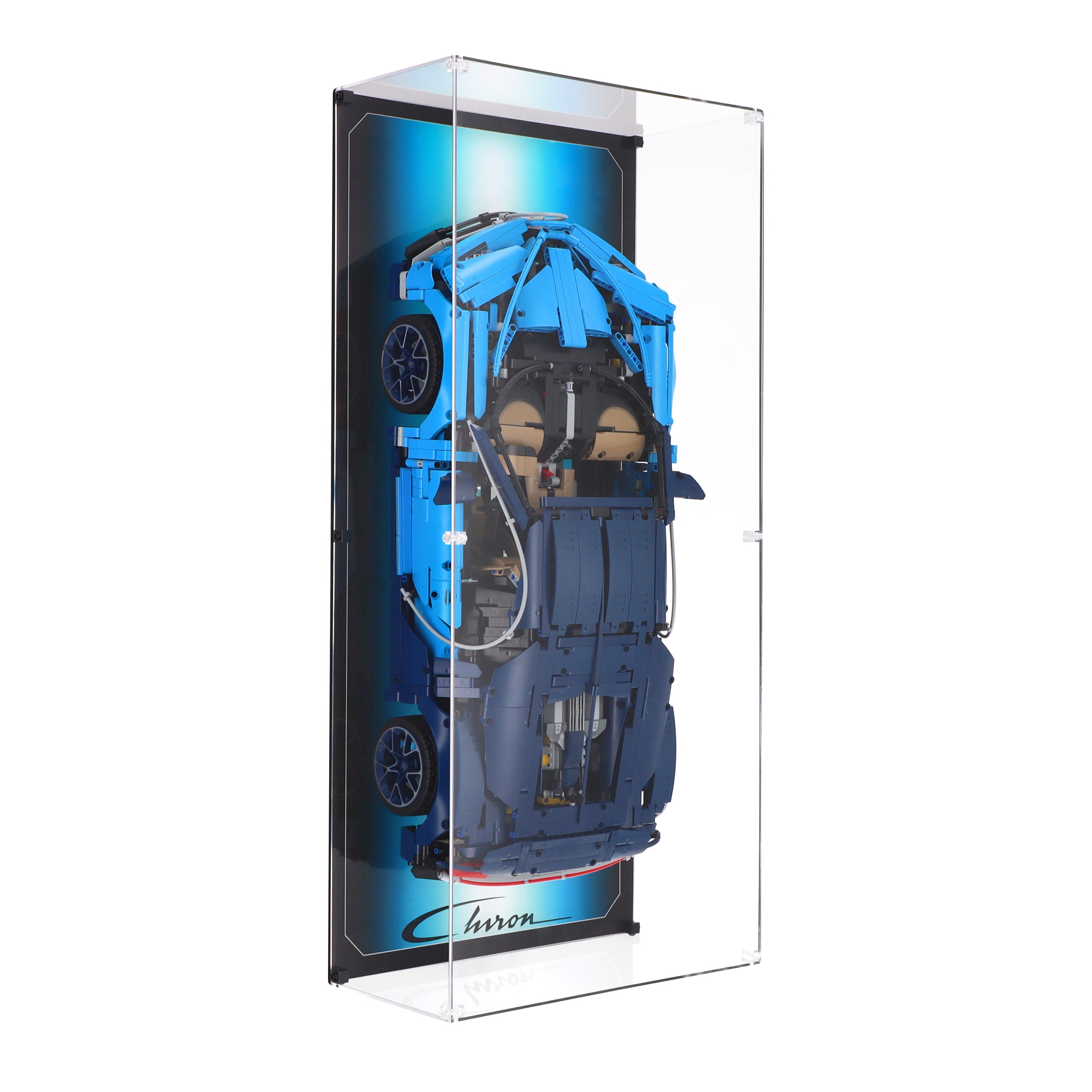 Wall Mounted Display Case LEGO 42083 Bugatti Chiron