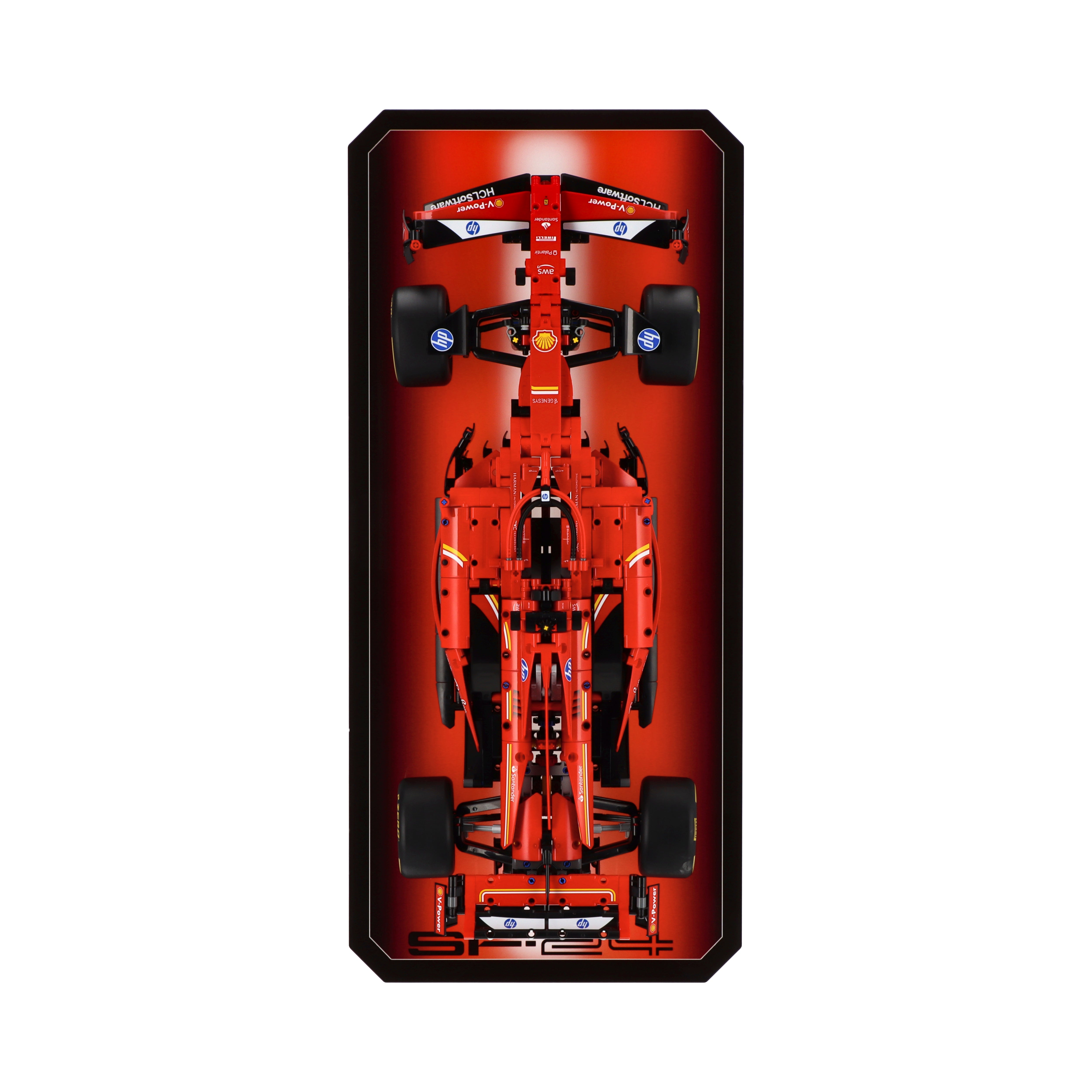 Luxury Wall Display for LEGO 42207 Ferrari SF-24 F1