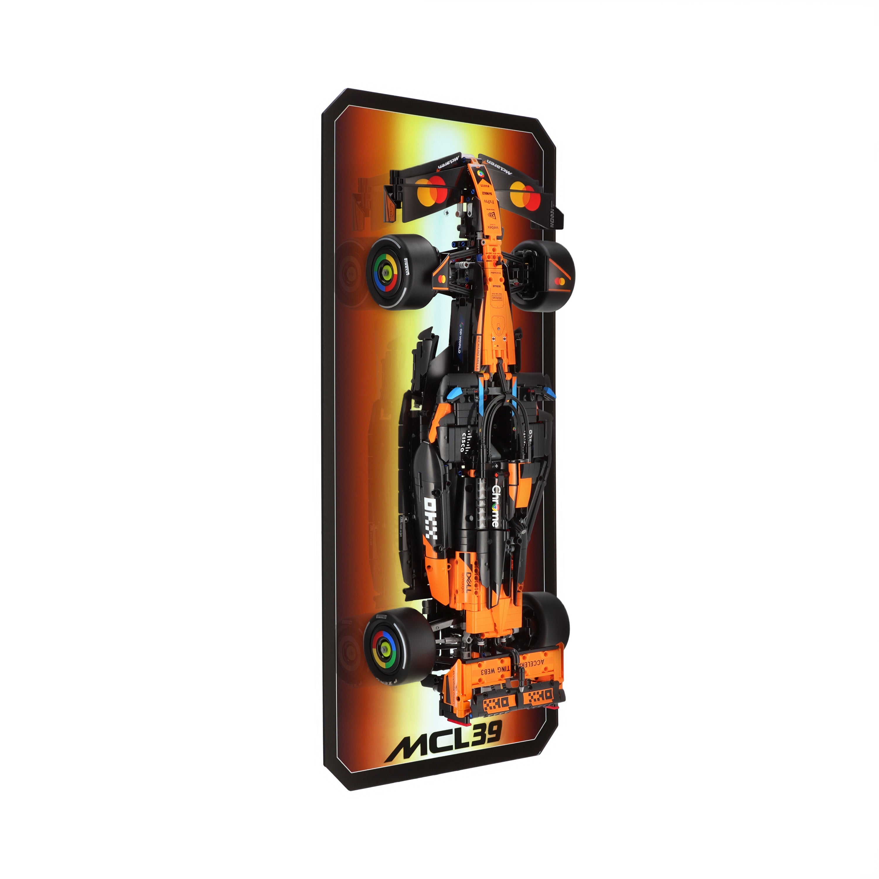 Luxury Wall display for LEGO 42228 McLaren MCL39 F1 Car