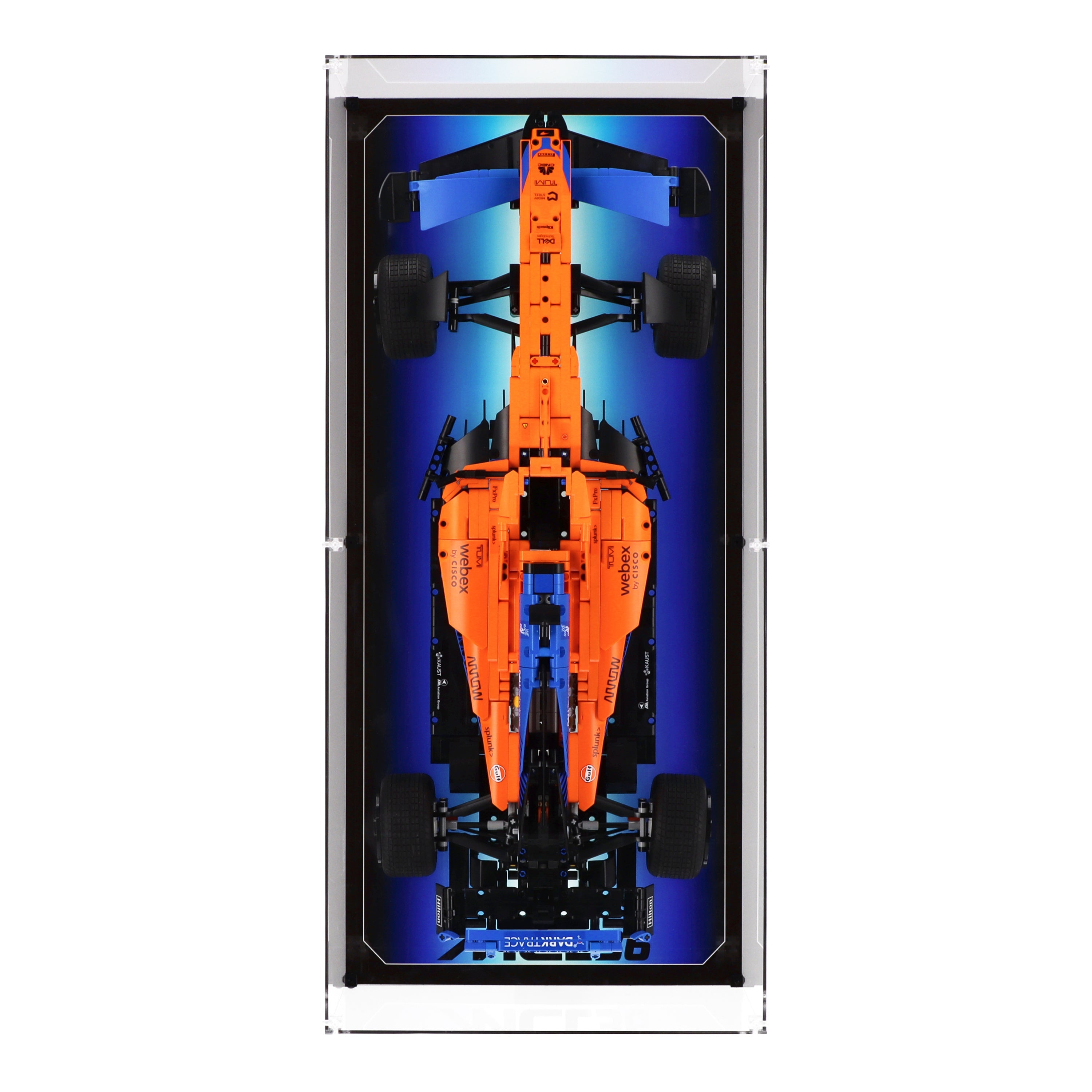 Wall Mounted Display Case for LEGO 42141 McLaren F1