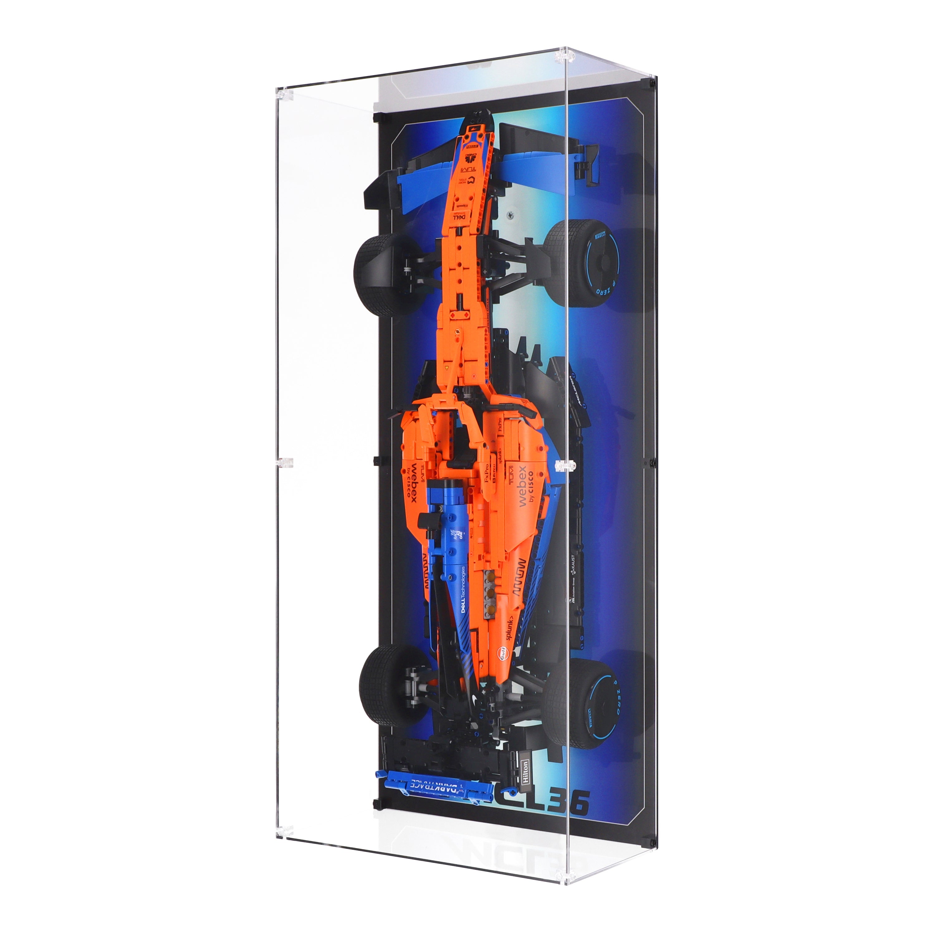 Wall Mounted Display Case for LEGO 42141 McLaren F1