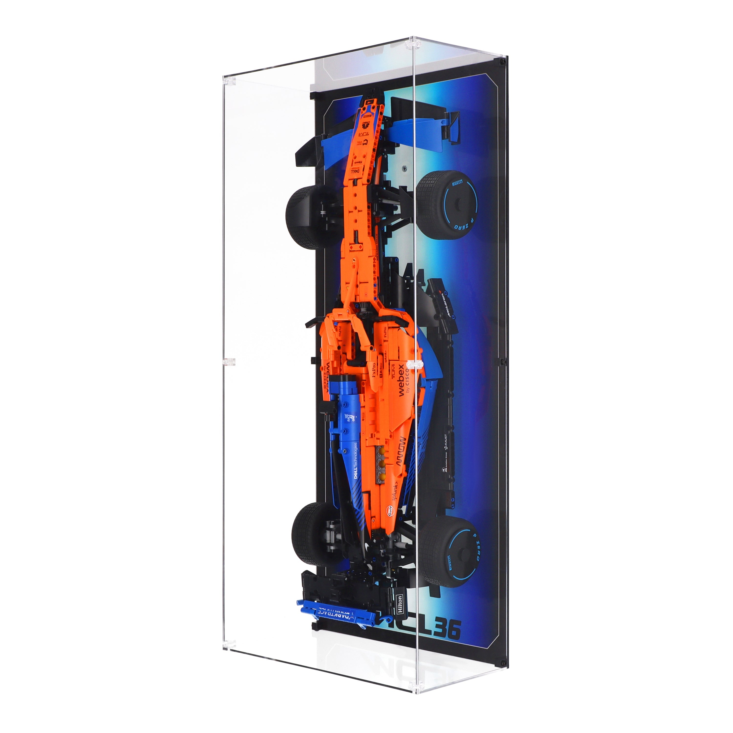 Wall Mounted Display Case for LEGO 42141 McLaren F1