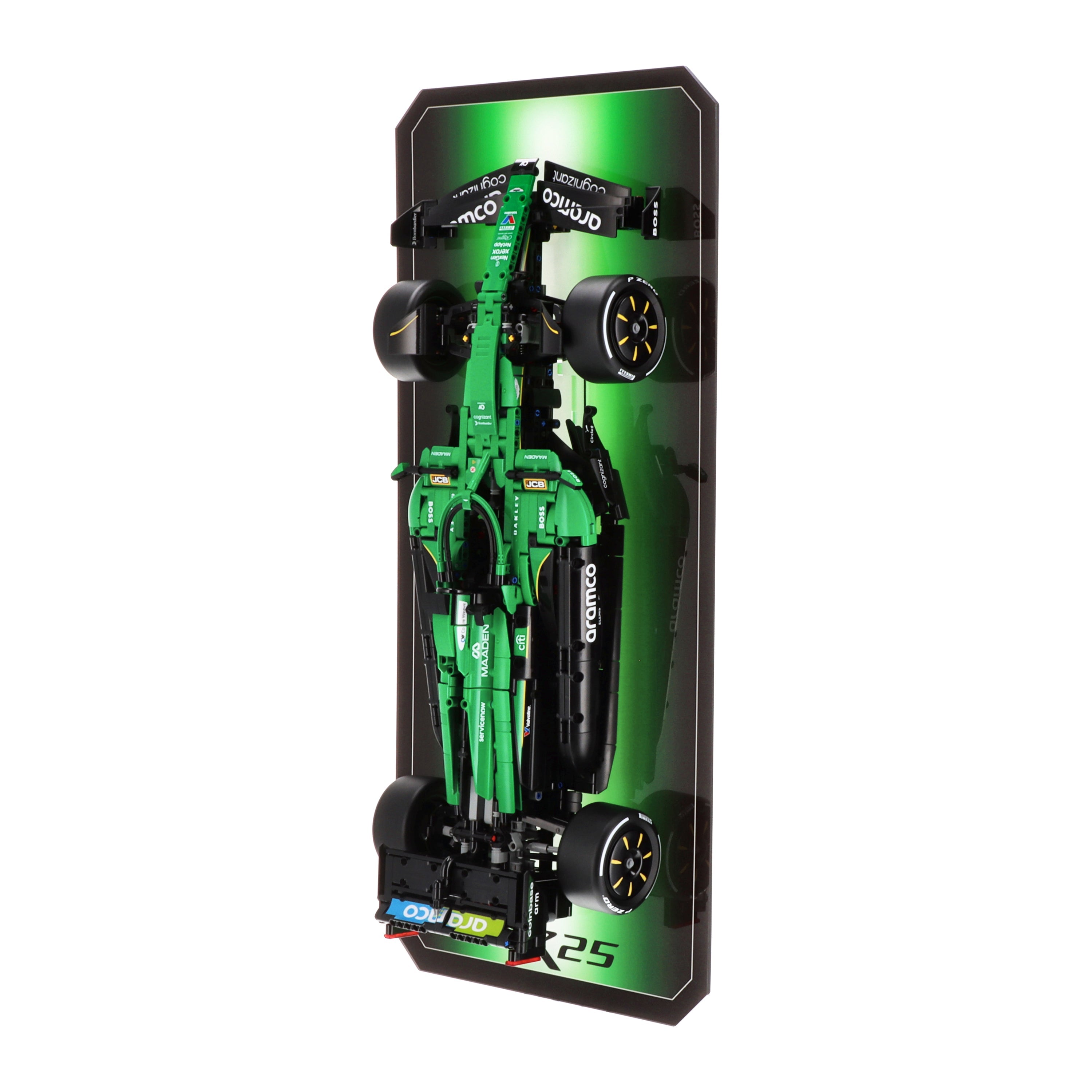 Luxury Wall display for LEGO 42240 Aston Martin Aramco AMR25 F1® Car