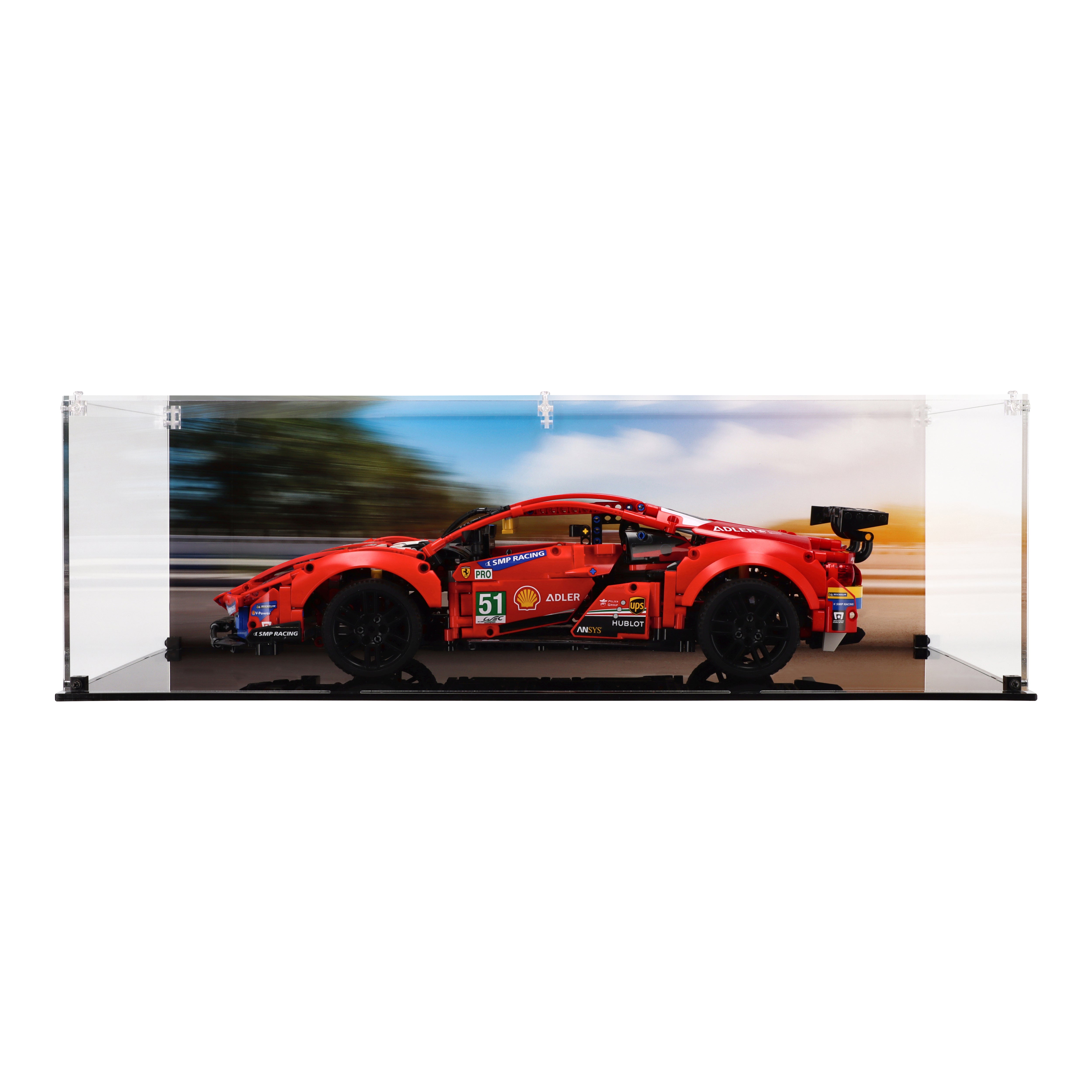 LEGO 42125 Ferrari 488 GTE - Display Case