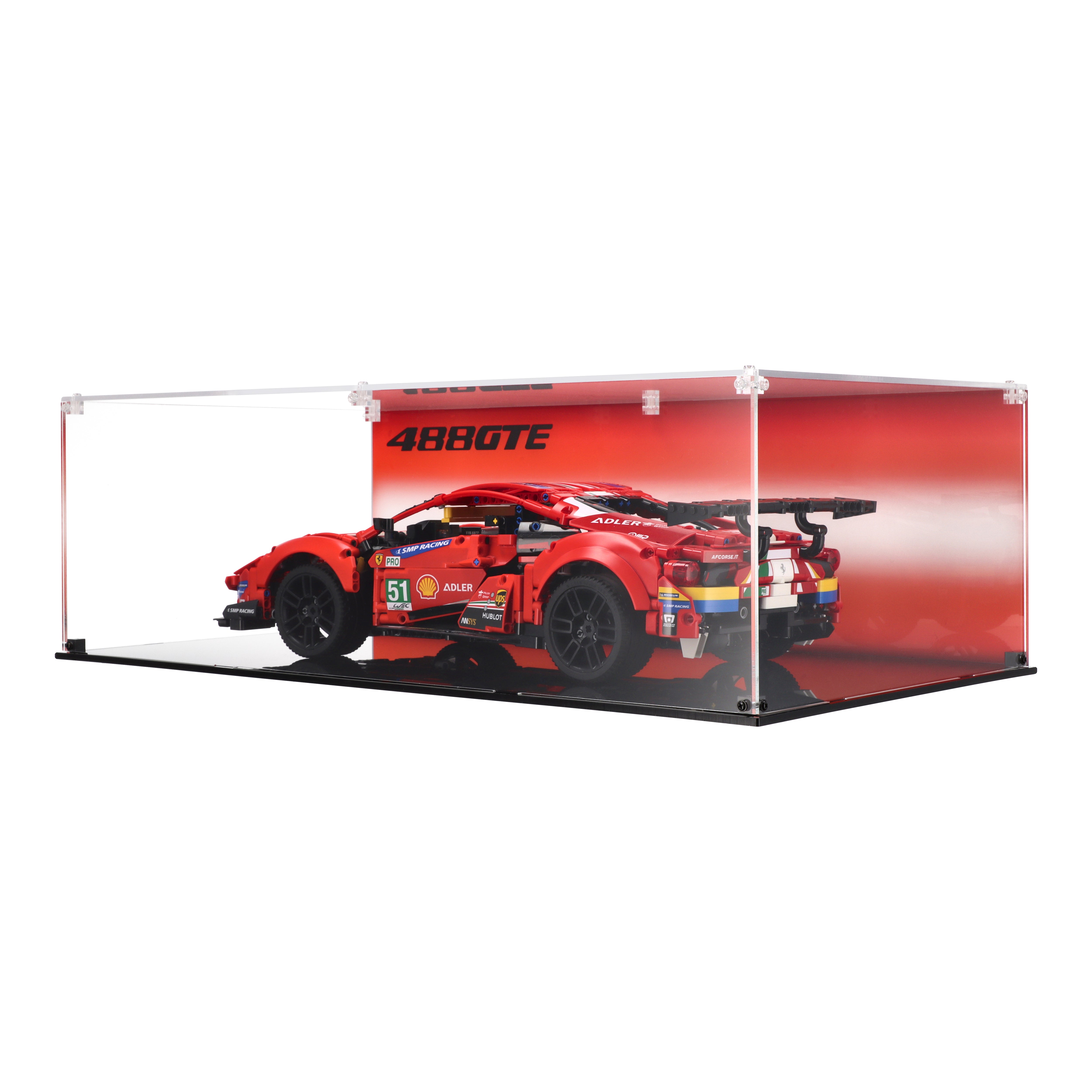 LEGO 42125 Ferrari 488 GTE - Display Case