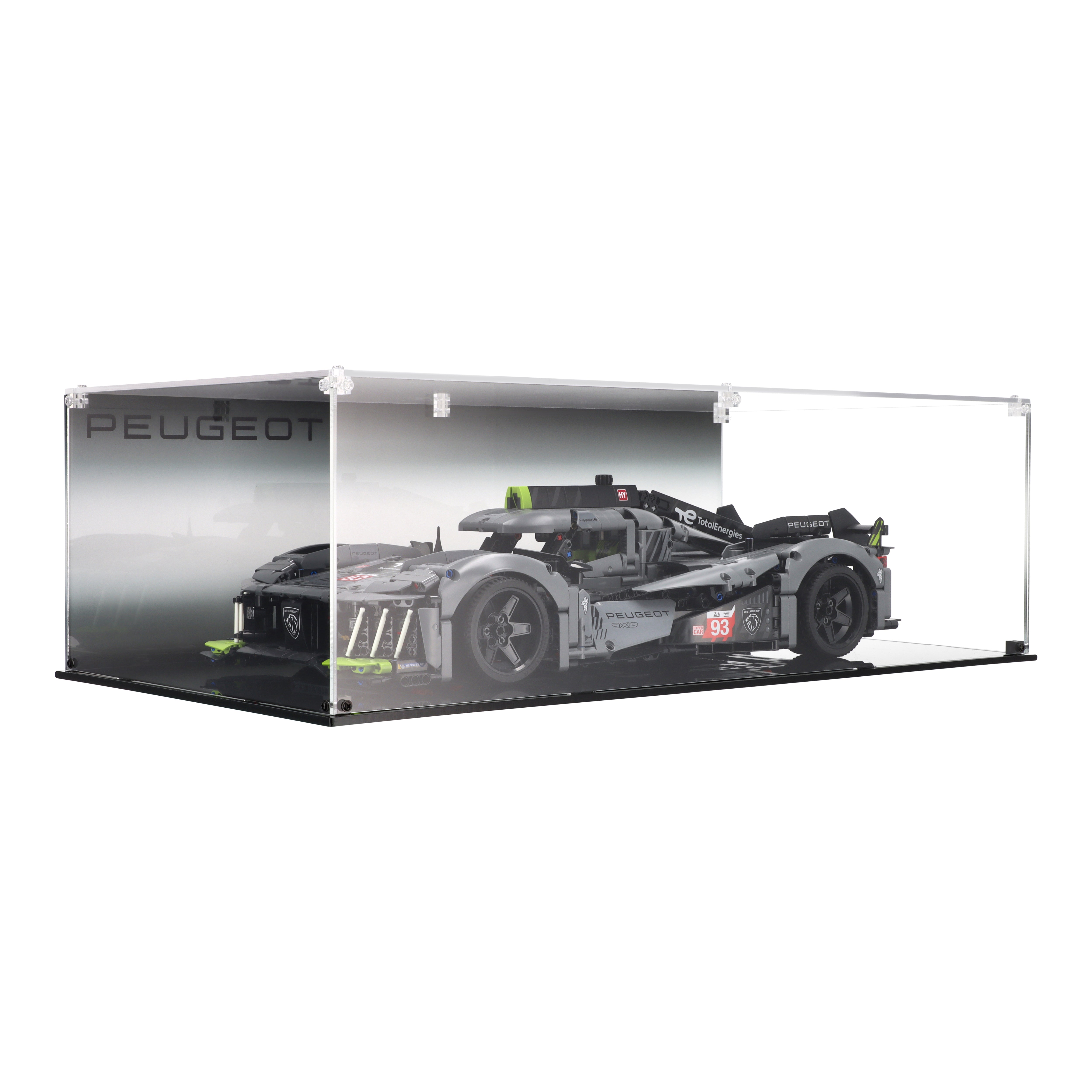 Lego 42156 PEUGEOT 9X8 24H Le Mans Hybrid Hypercar - Display Case
