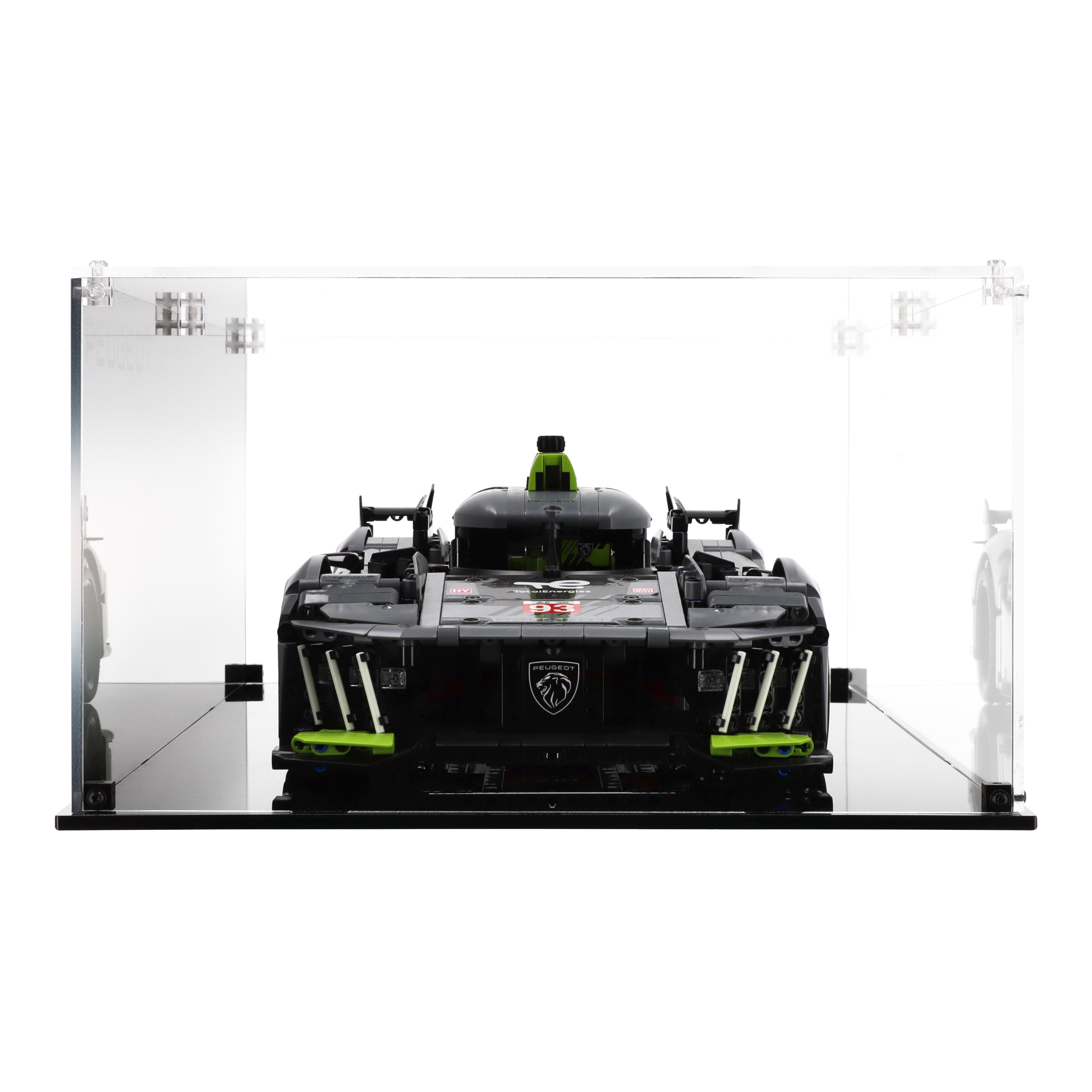 Lego 42156 PEUGEOT 9X8 24H Le Mans Hybrid Hypercar - Display Case
