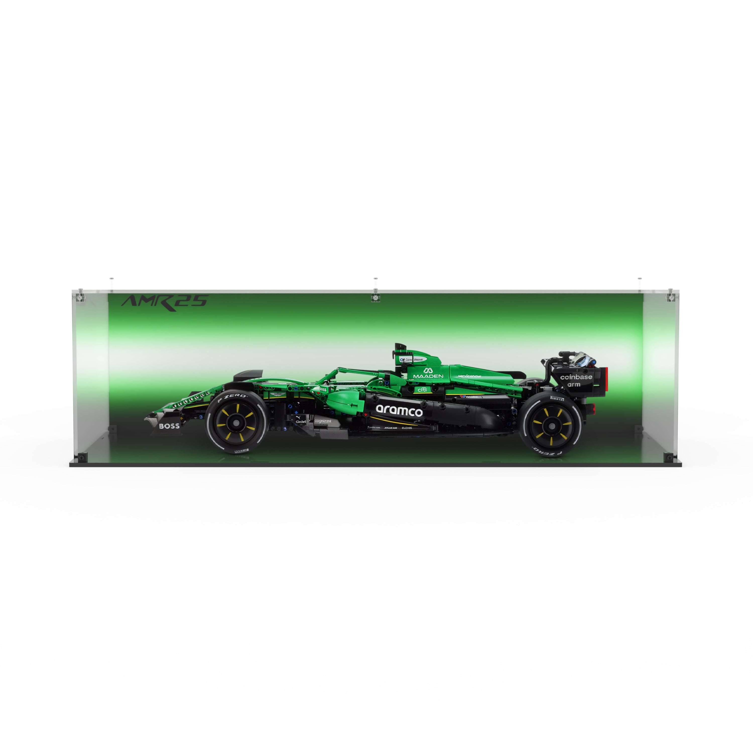 LEGO 42240 Aston Martin Aramco AMR25 F1® Car - Display Case