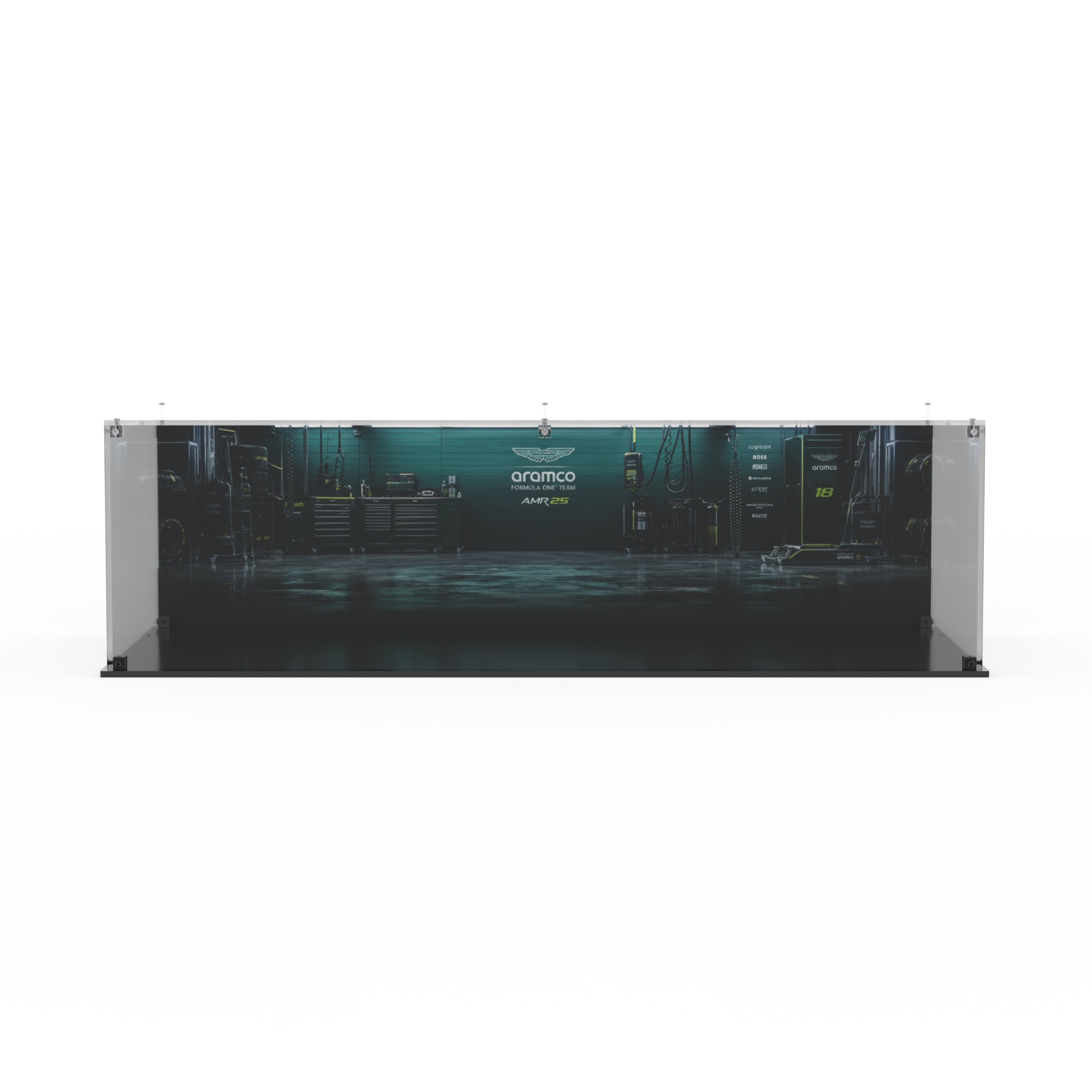 LEGO 42240 Aston Martin Aramco AMR25 F1® Car - Display Case