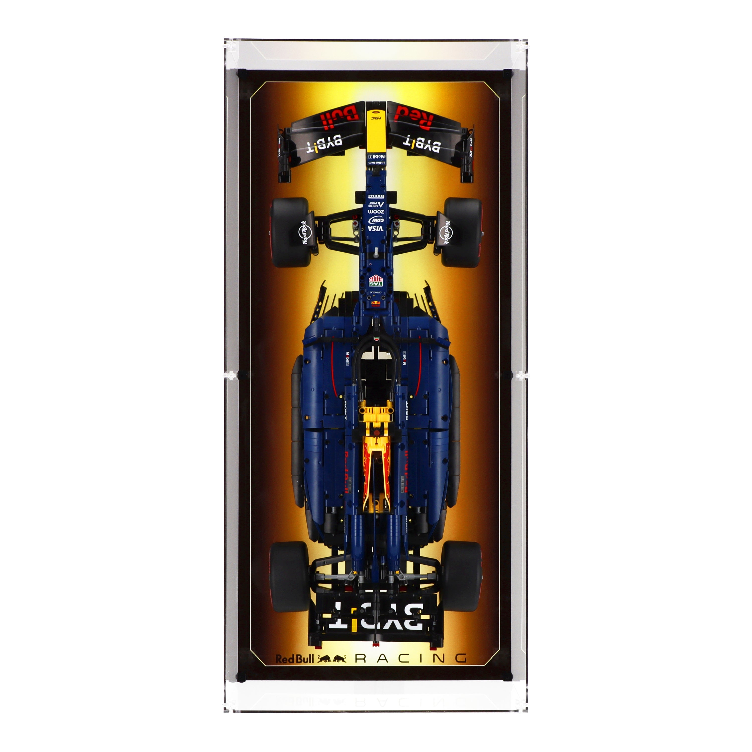 Wall Mounted Display Case for LEGO 42206 Oracle Red Bull Racing RB20 F1