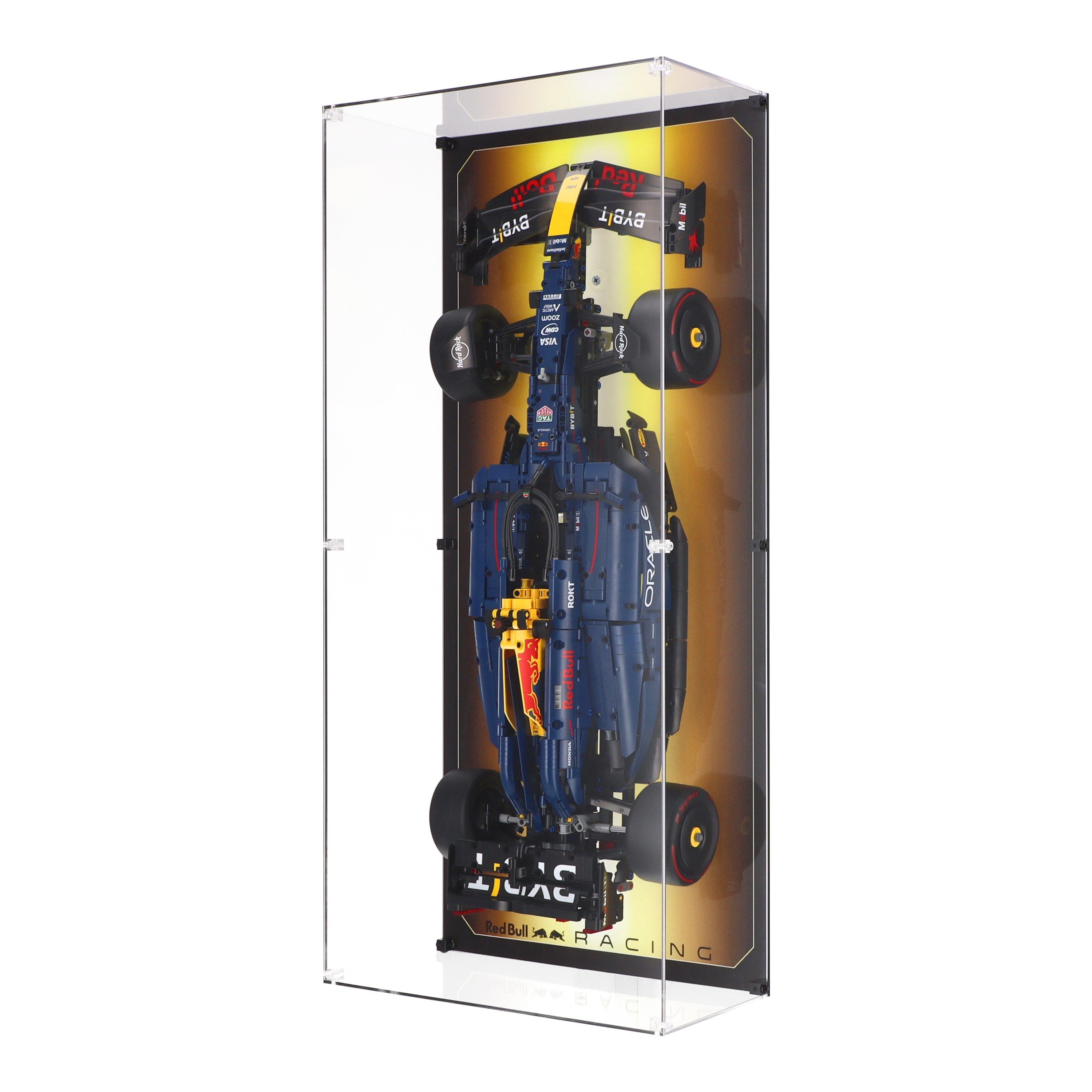 Wall Mounted Display Case for LEGO 42206 Oracle Red Bull Racing RB20 F1