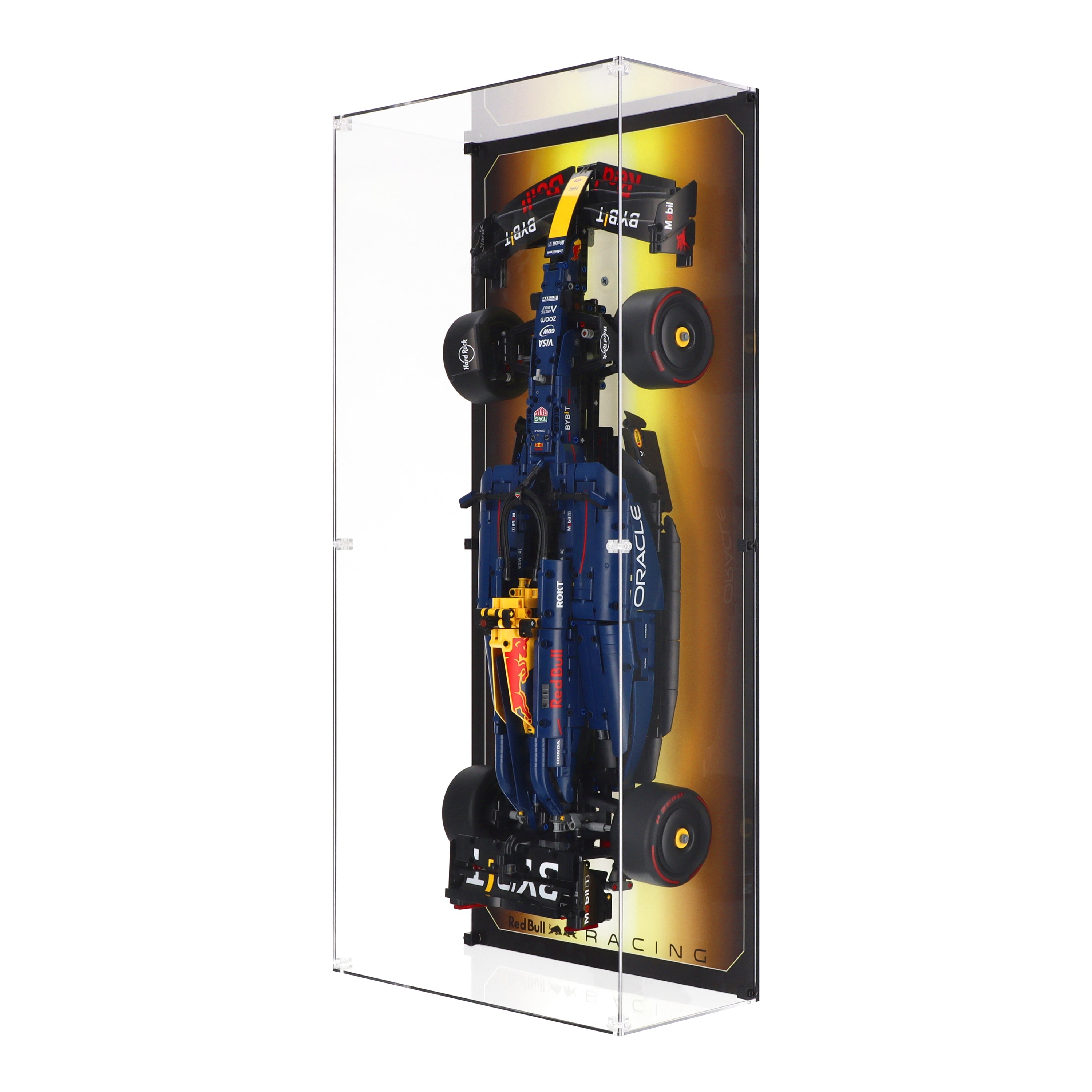 Wall Mounted Display Case for LEGO 42206 Oracle Red Bull Racing RB20 F1