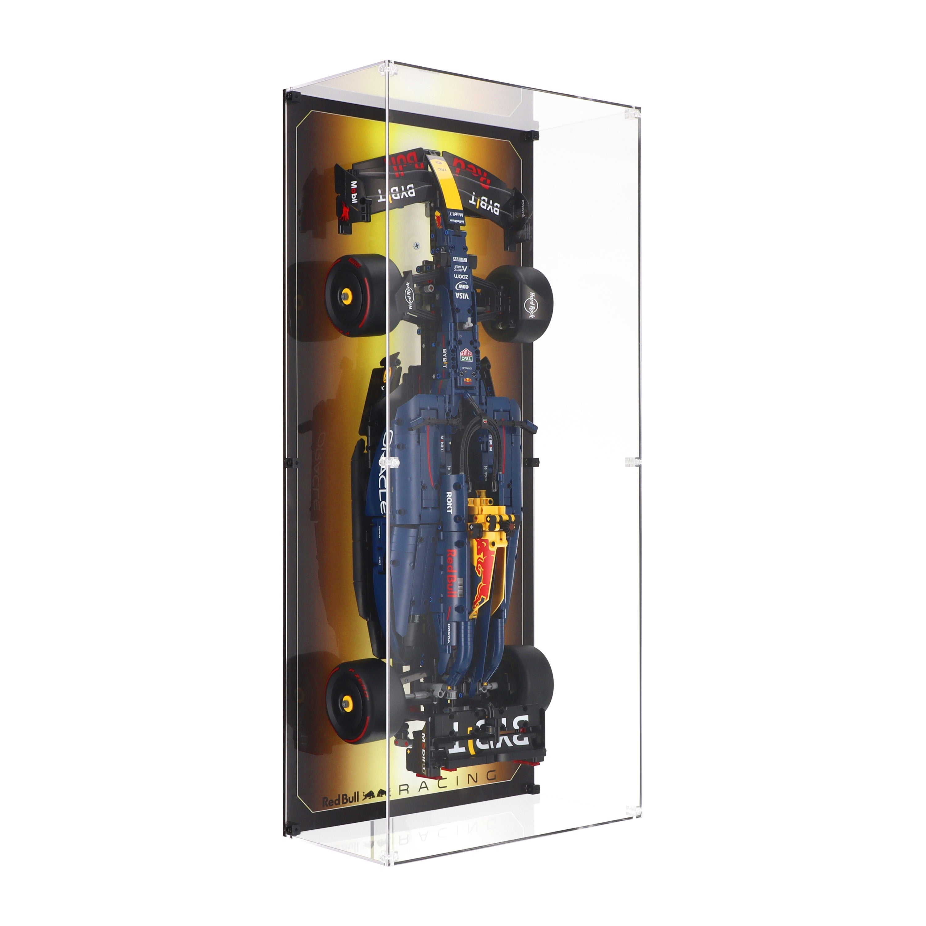 Wall Mounted Display Case for LEGO 42206 Oracle Red Bull Racing RB20 F1