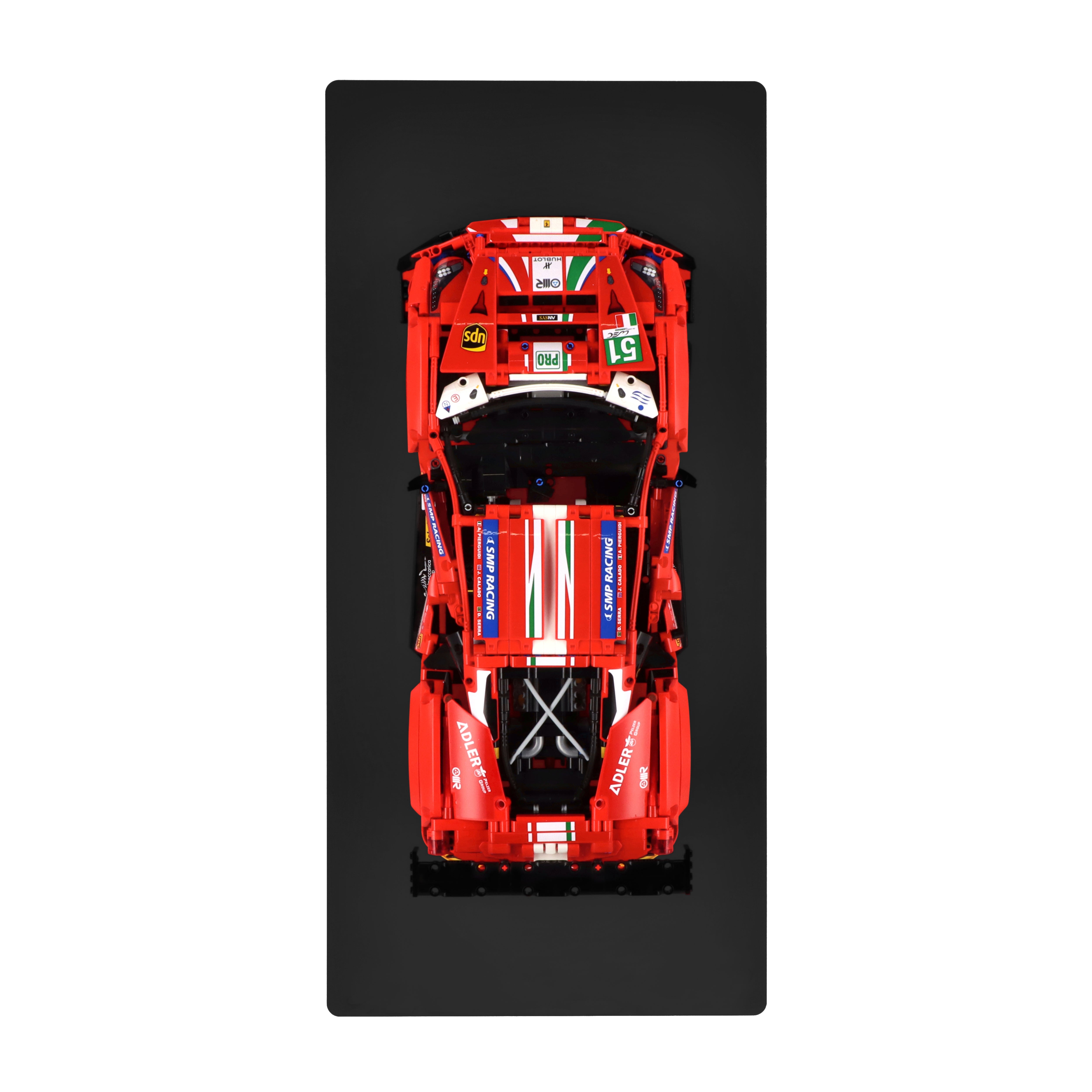 Wall display for LEGO 42125 Ferrari 488 GTE
