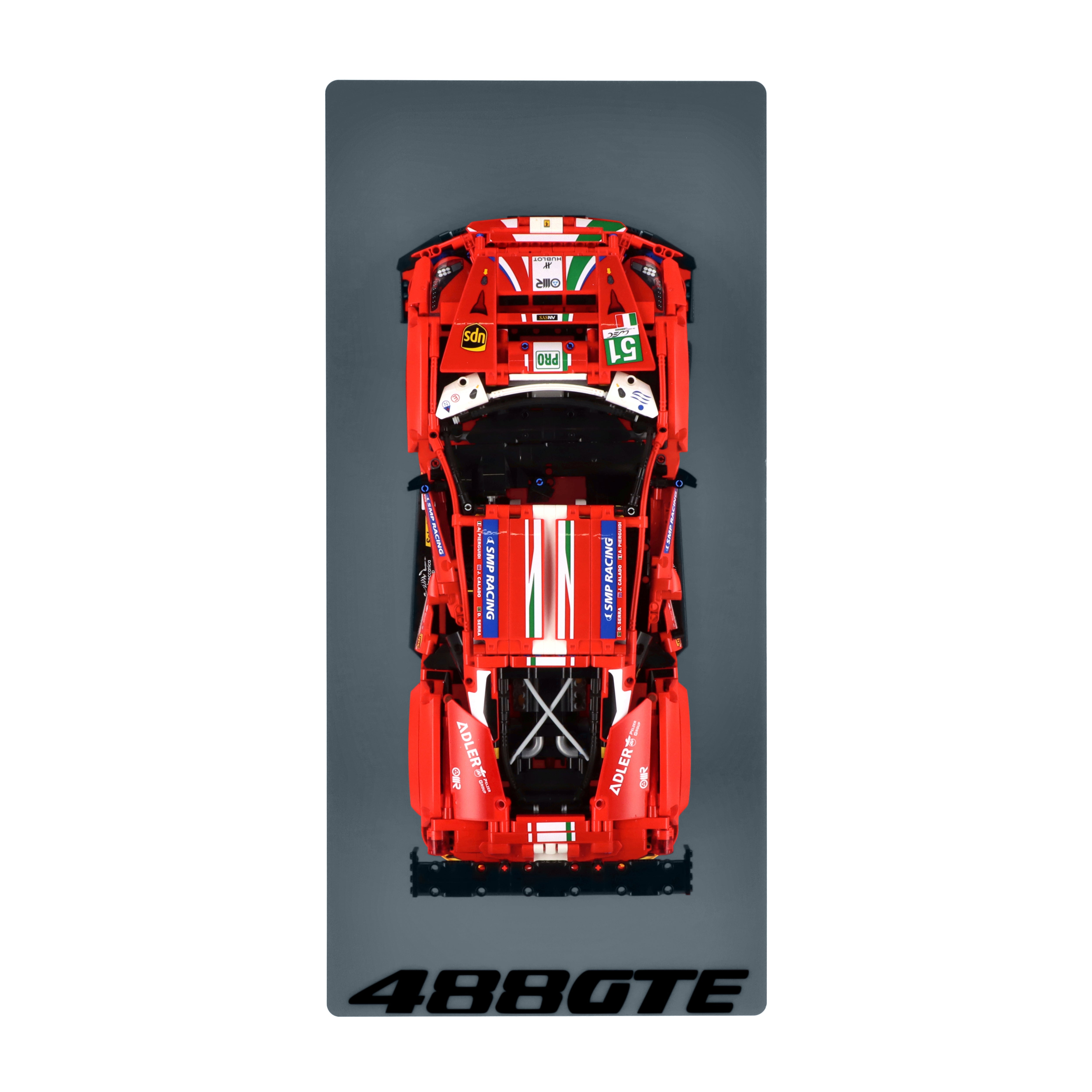Wall display for LEGO 42125 Ferrari 488 GTE
