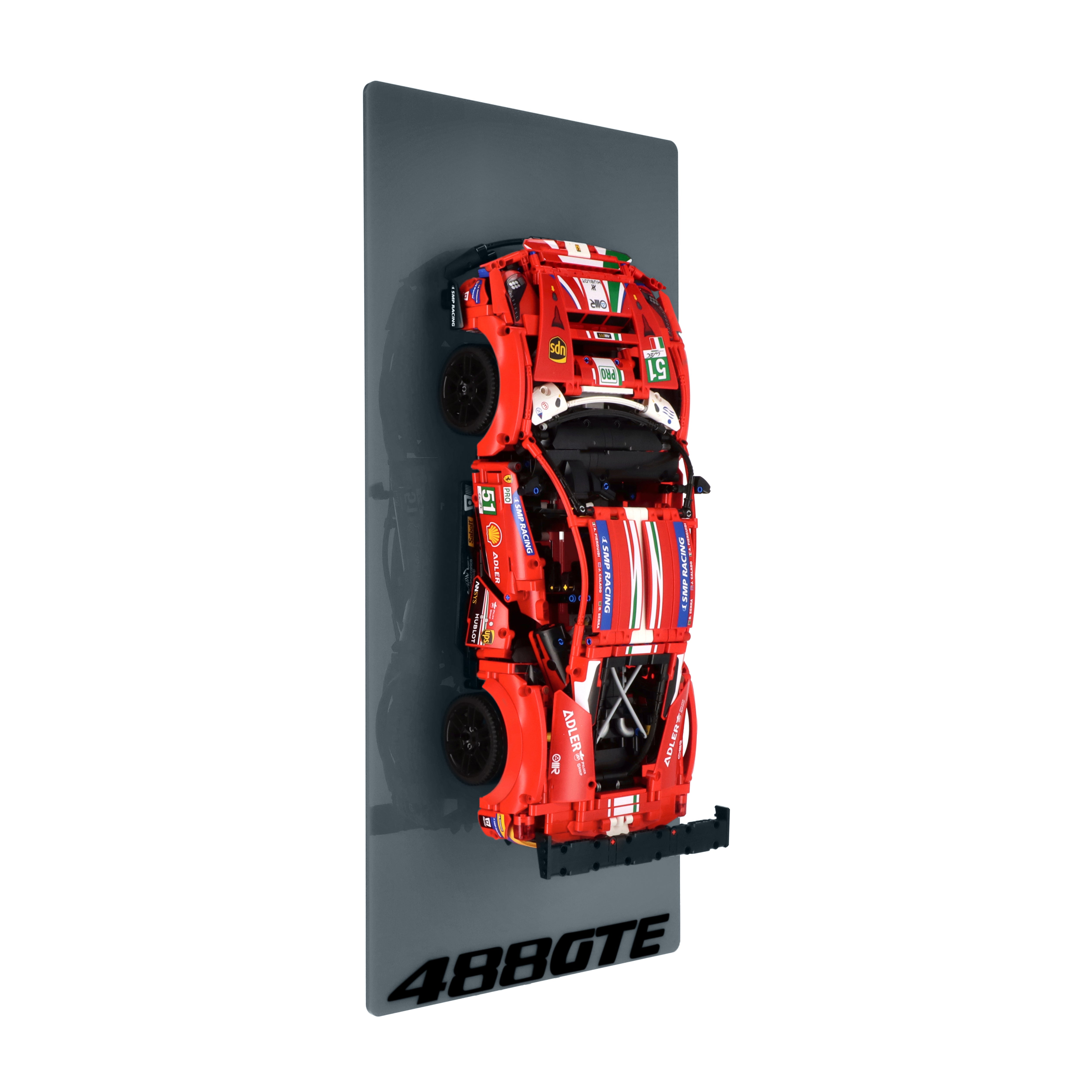 Wall display for LEGO 42125 Ferrari 488 GTE