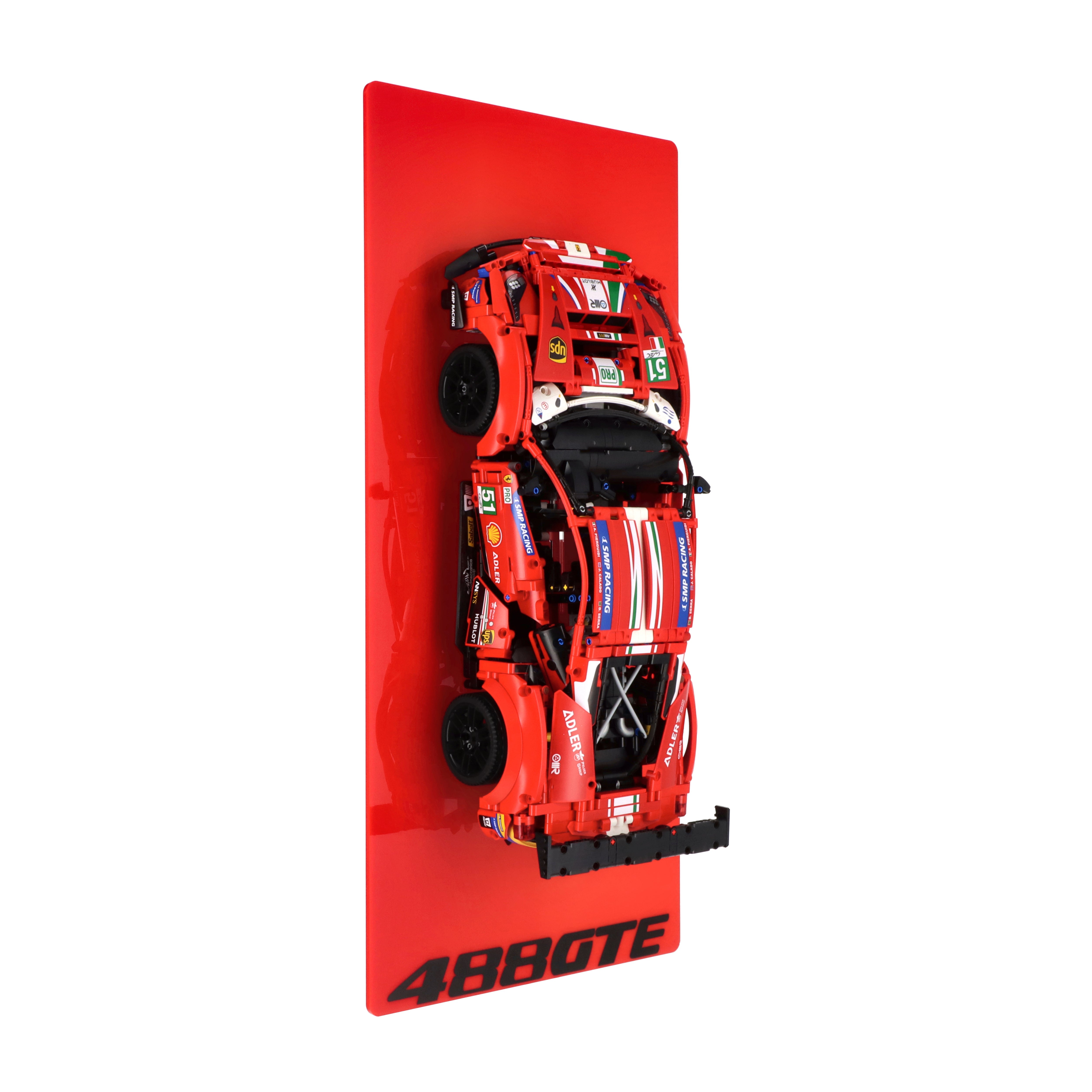 Wall display for LEGO 42125 Ferrari 488 GTE