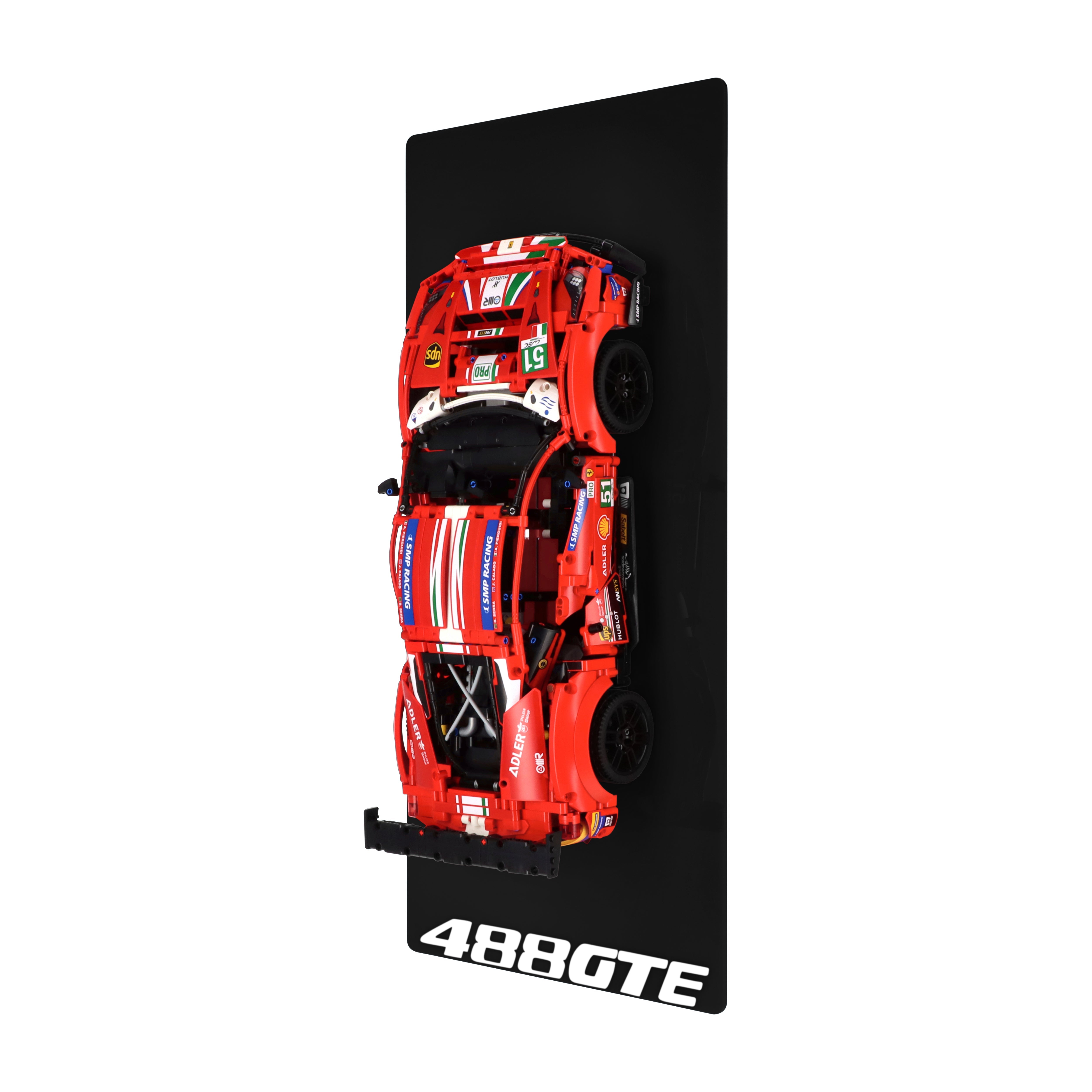 Wall display for LEGO 42125 Ferrari 488 GTE