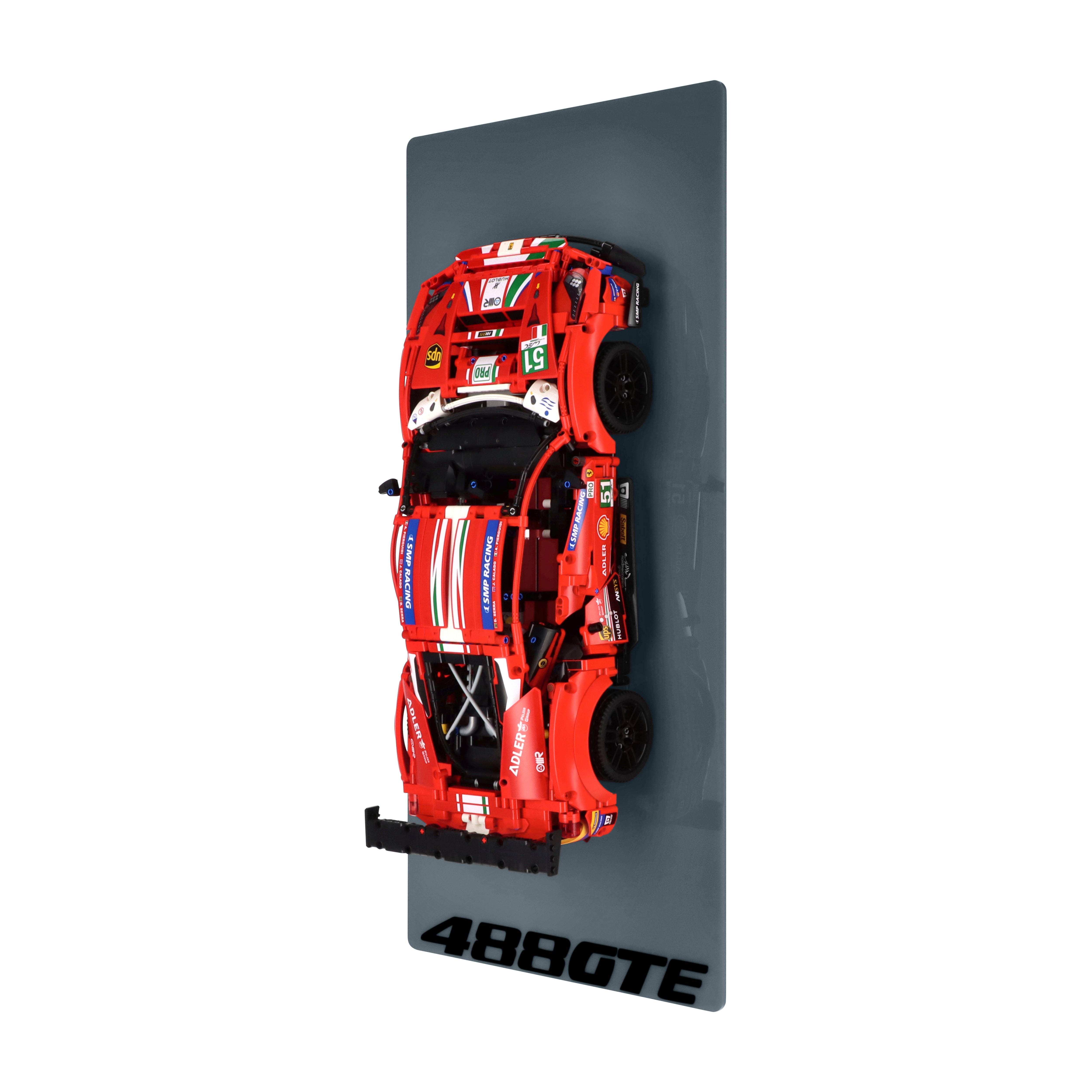 Wall display for LEGO 42125 Ferrari 488 GTE