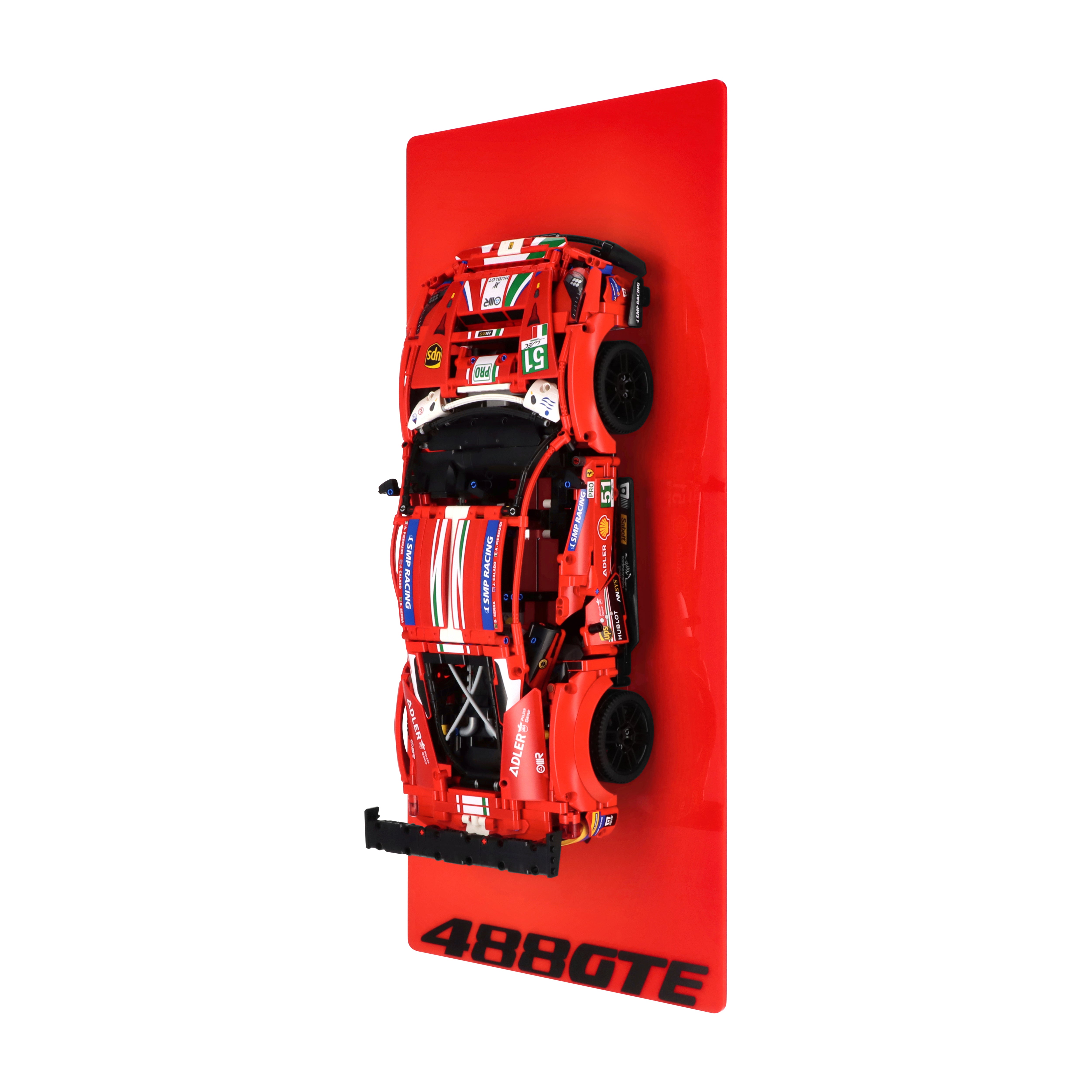 Wall display for LEGO 42125 Ferrari 488 GTE
