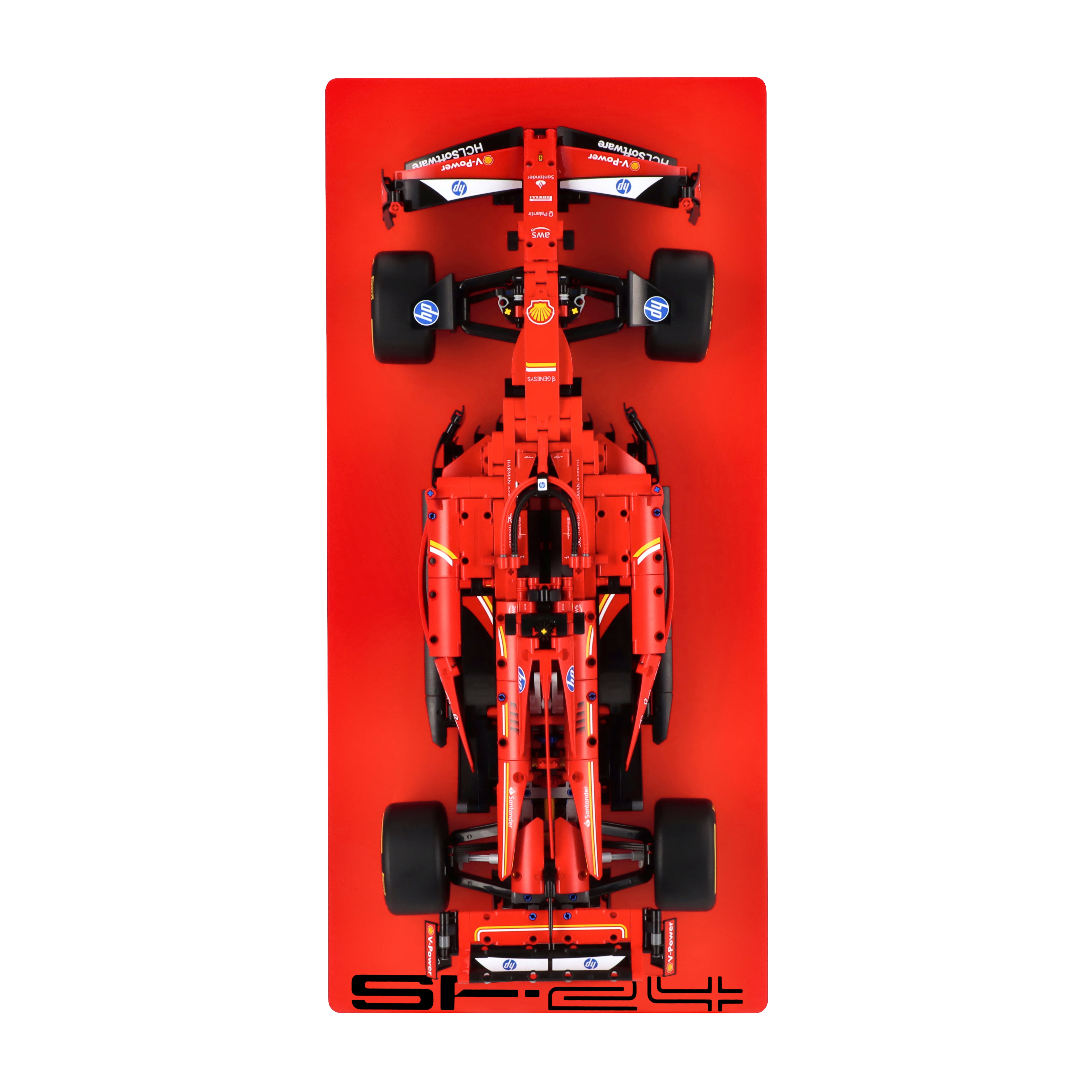 Wall display for LEGO 42207 Ferrari SF-24 F1