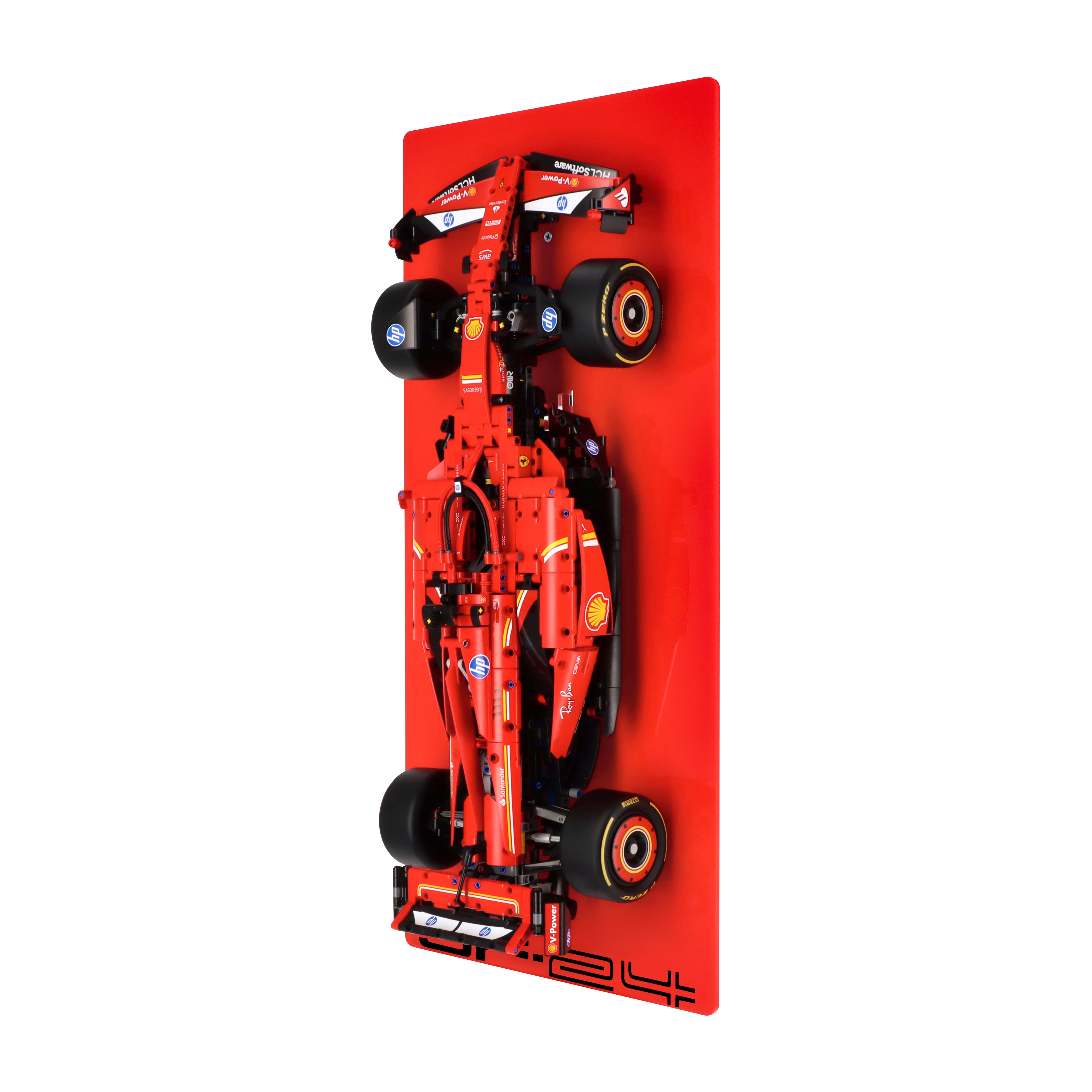 Wall display for LEGO 42207 Ferrari SF-24 F1