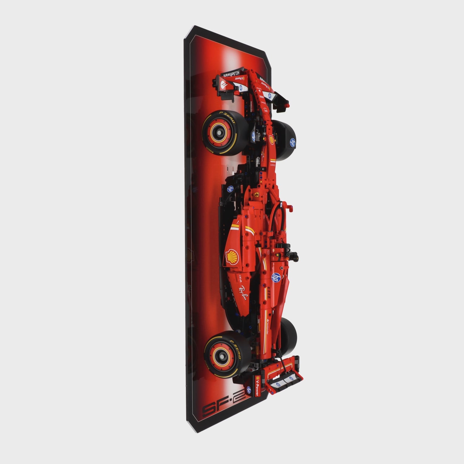 Luxury Wall Display for LEGO 42207 Ferrari SF-24 F1