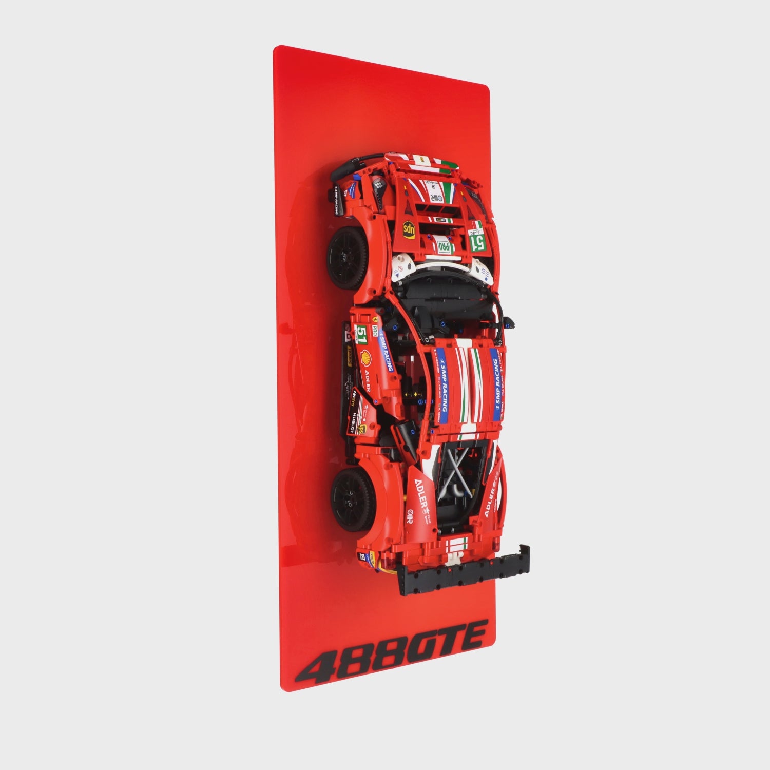 Wall display for LEGO 42125 Ferrari 488 GTE