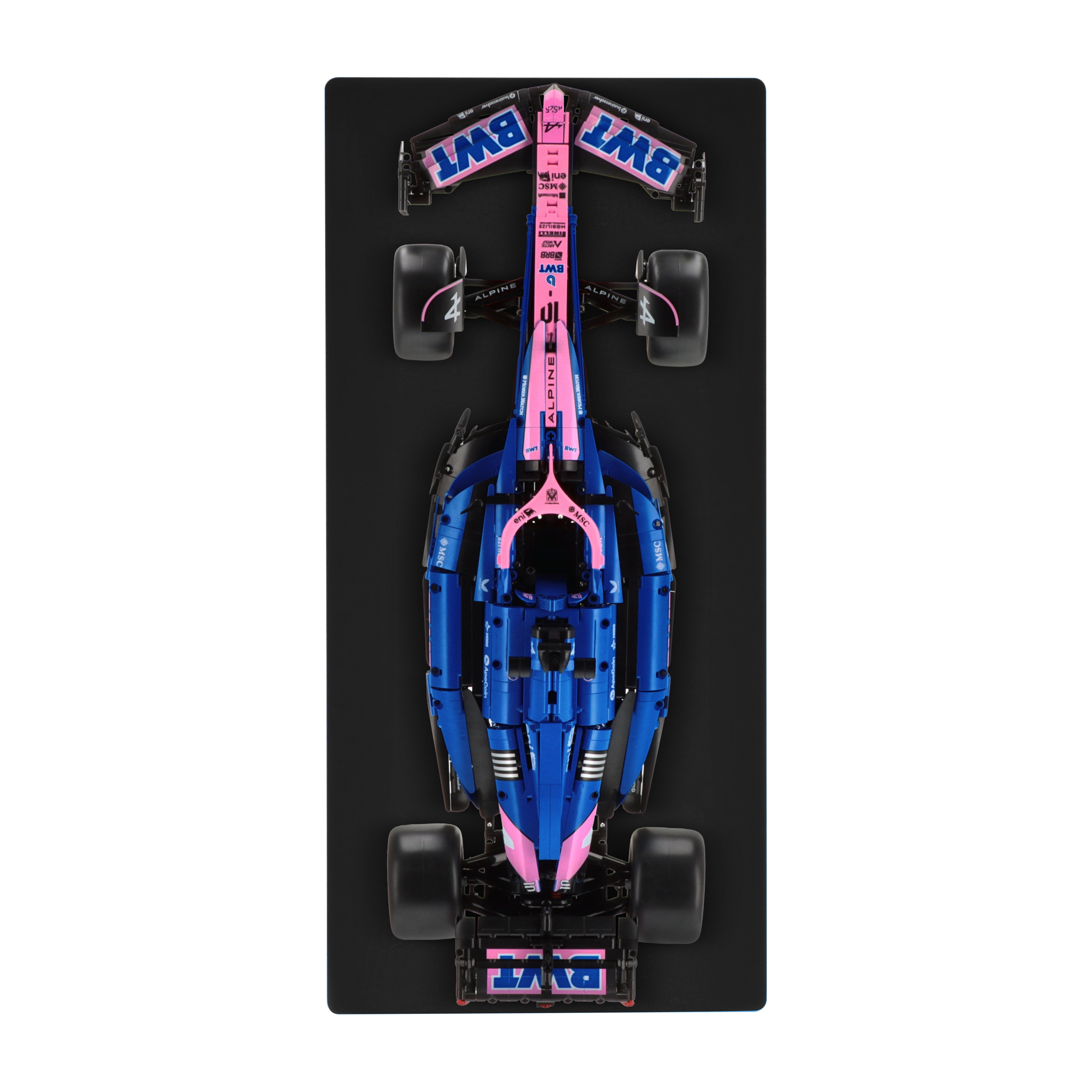 Wall display for CaDA Alpine A525 Formula 1 Car