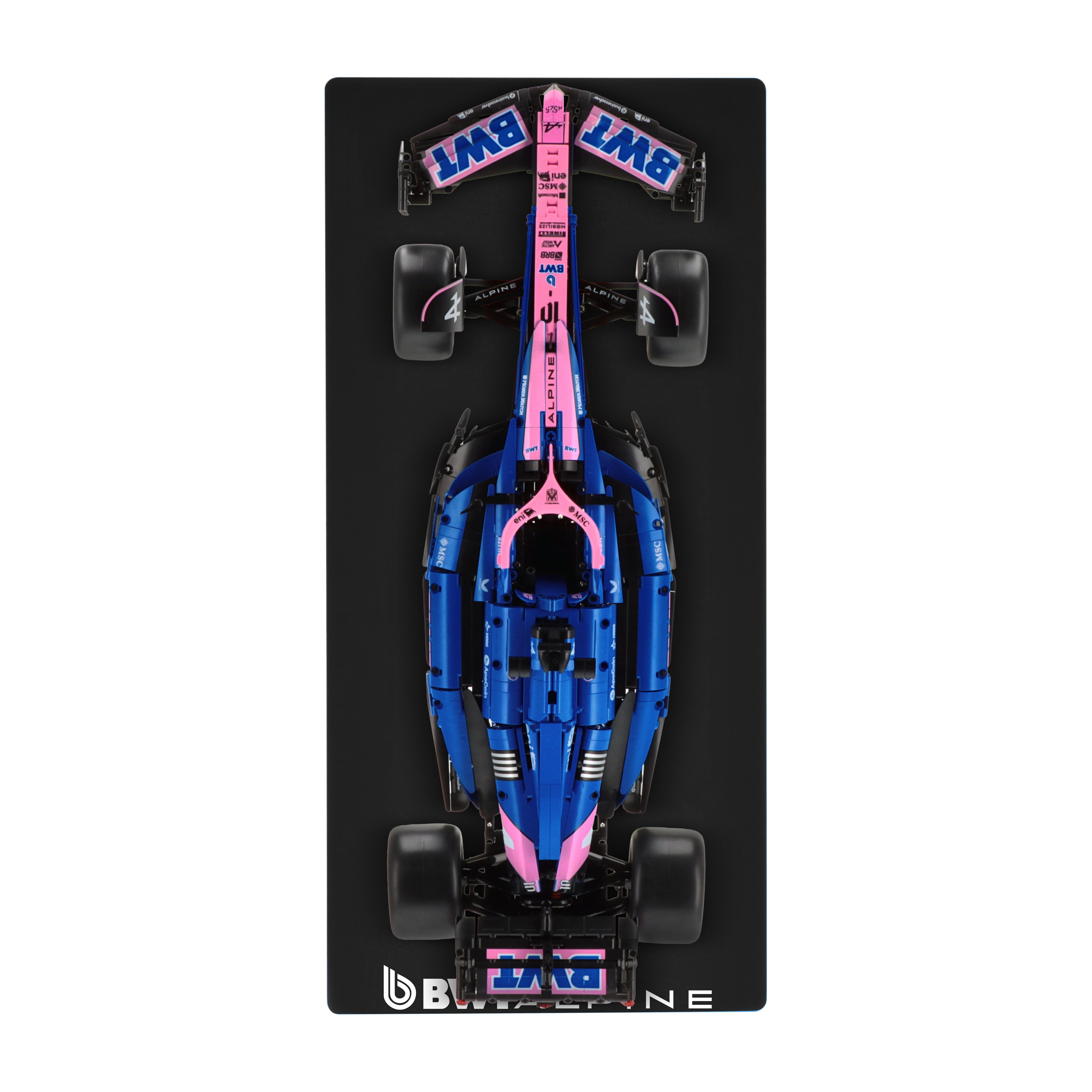Wall display for CaDA Alpine A525 Formula 1 Car