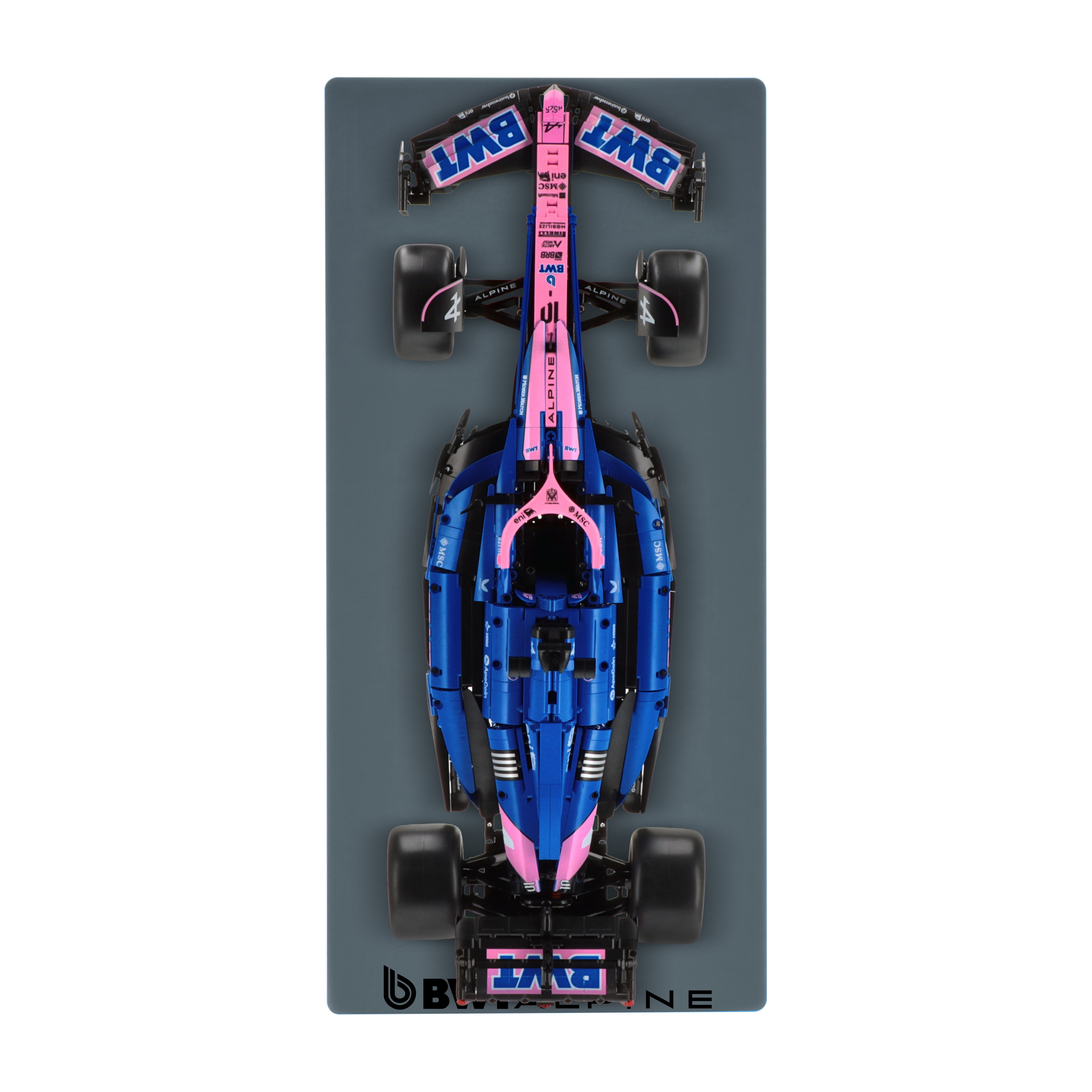 Wall display for CaDA Alpine A525 Formula 1 Car