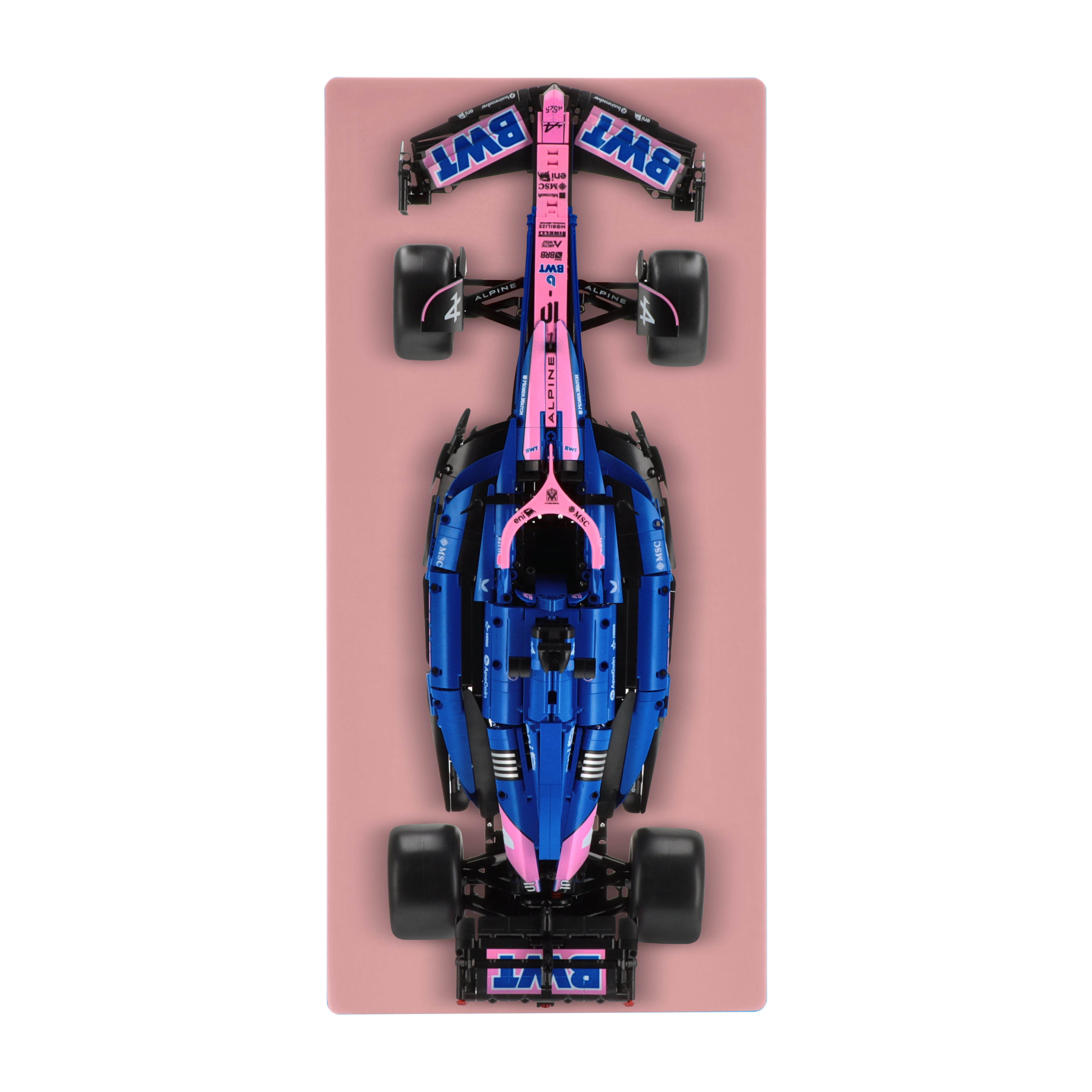 Wall display for CaDA Alpine A525 Formula 1 Car