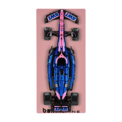 Wall display for CaDA Alpine A525 Formula 1 Car
