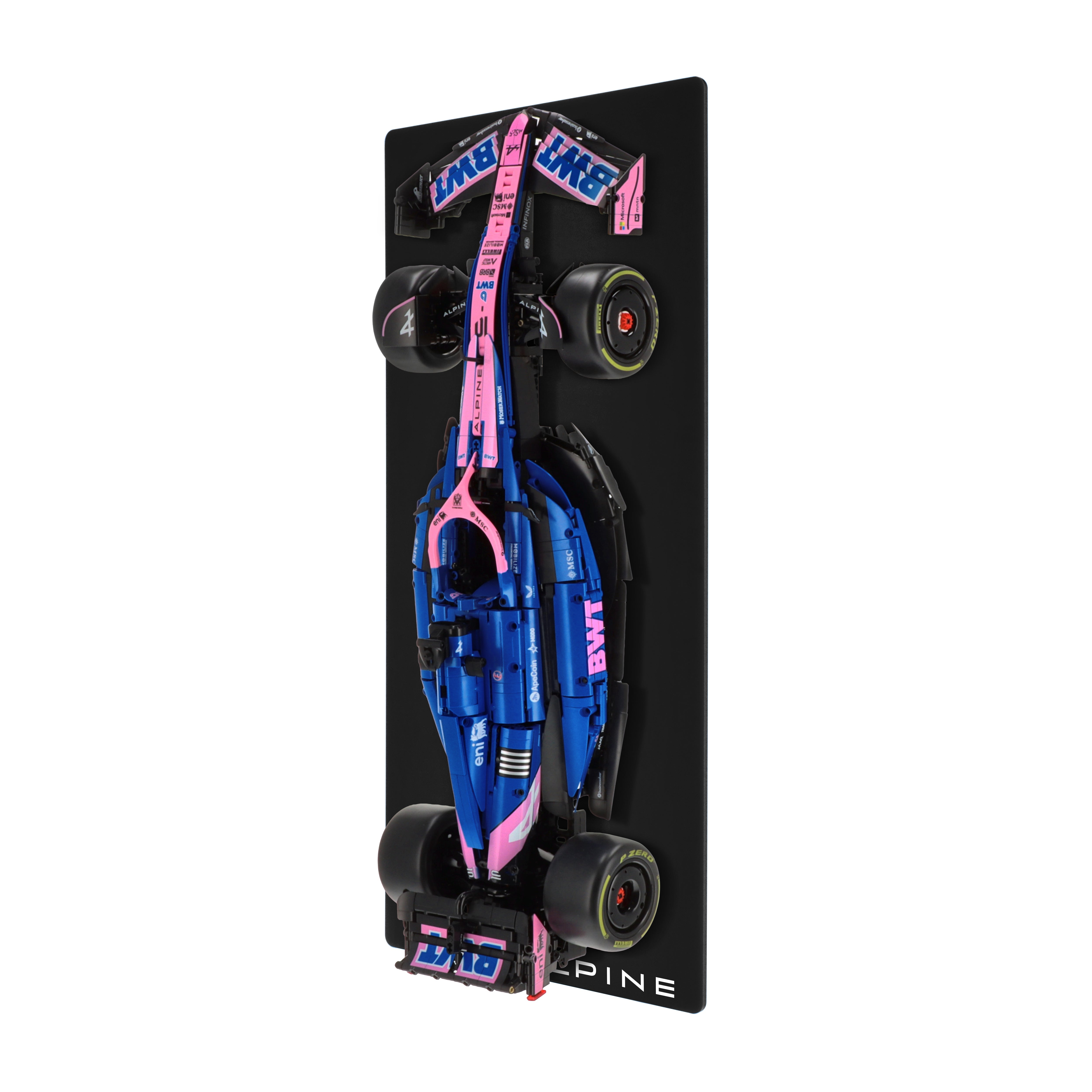 Wall display for CaDA Alpine A525 Formula 1 Car