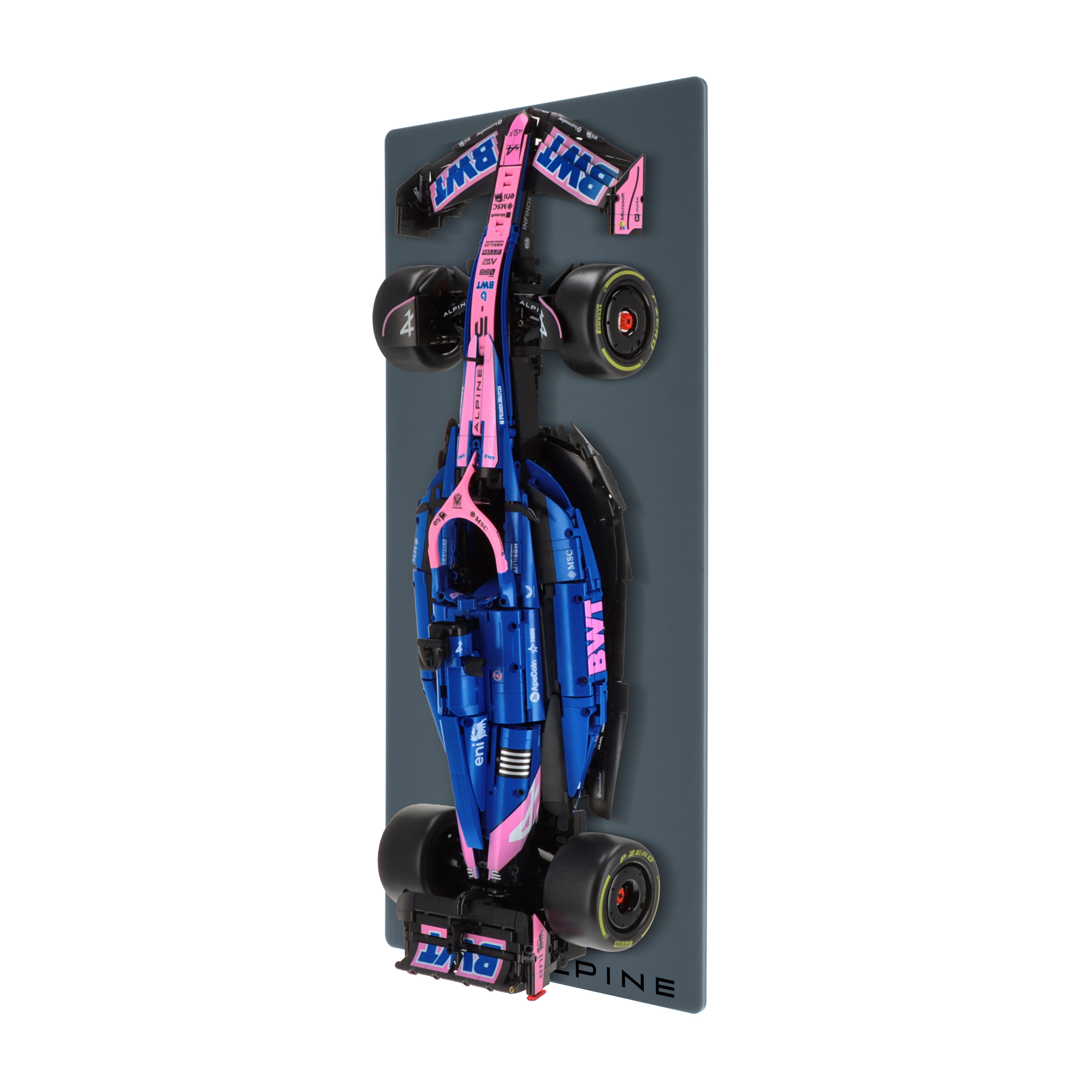 Wall display for CaDA Alpine A525 Formula 1 Car