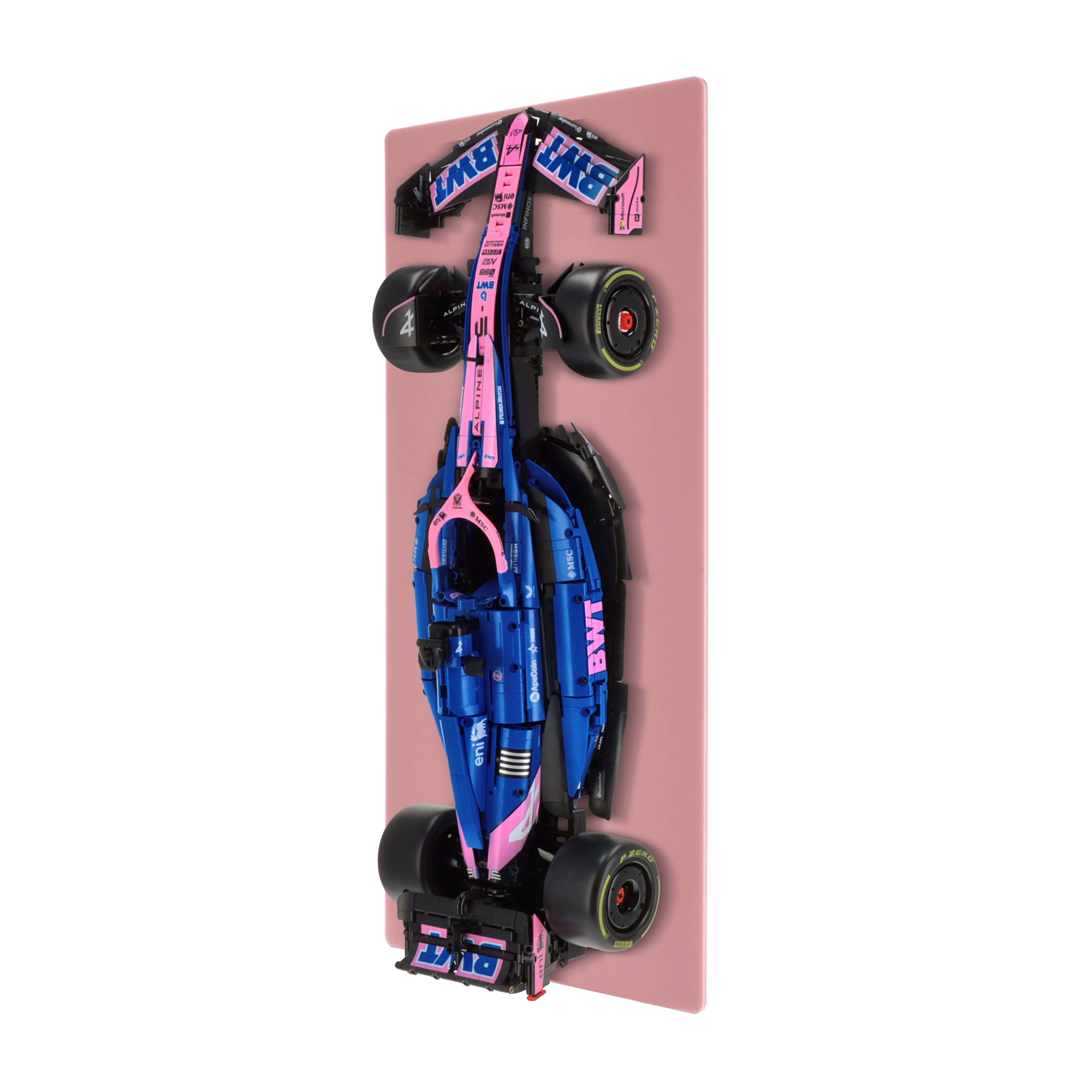 Wall display for CaDA Alpine A525 Formula 1 Car
