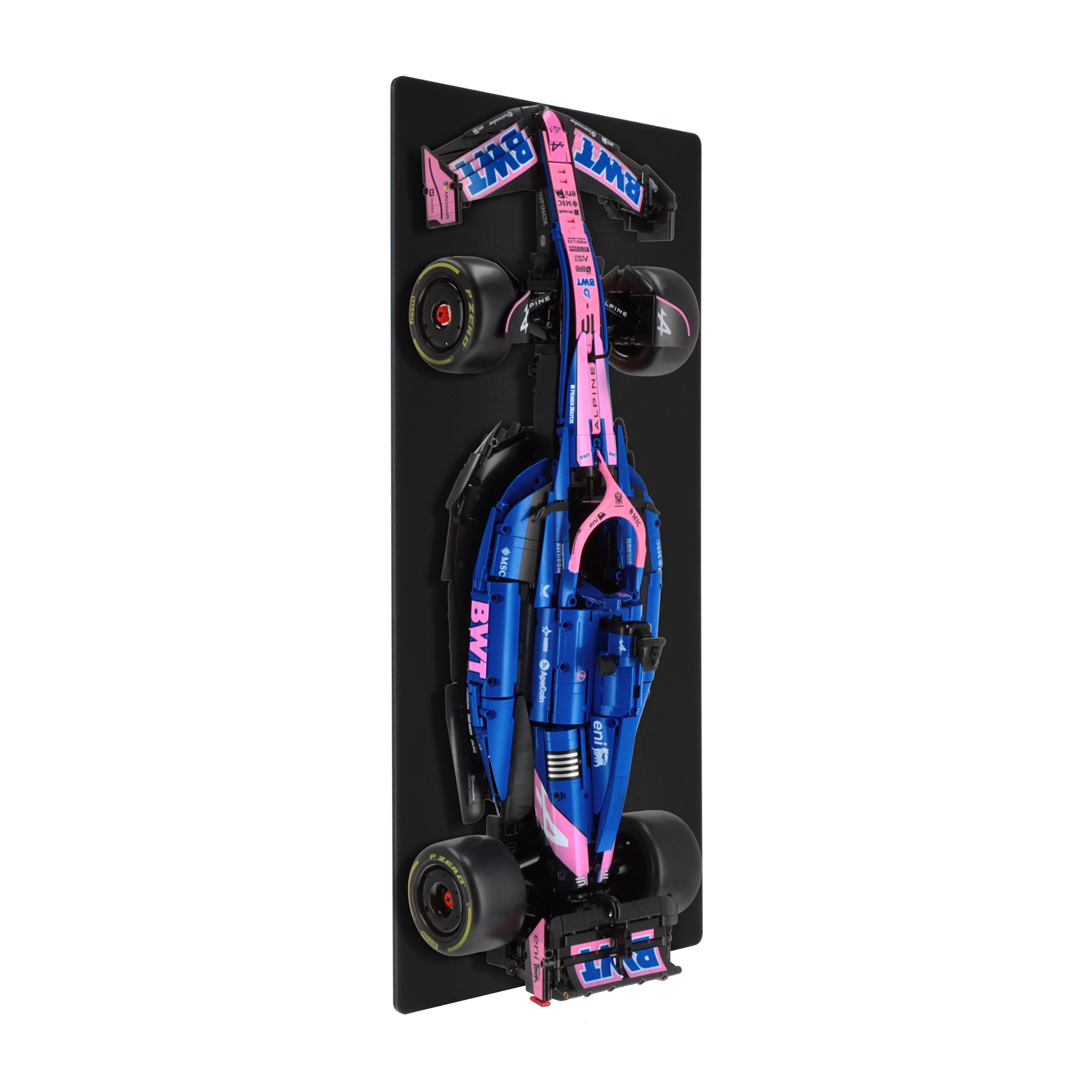 Wall display for CaDA Alpine A525 Formula 1 Car
