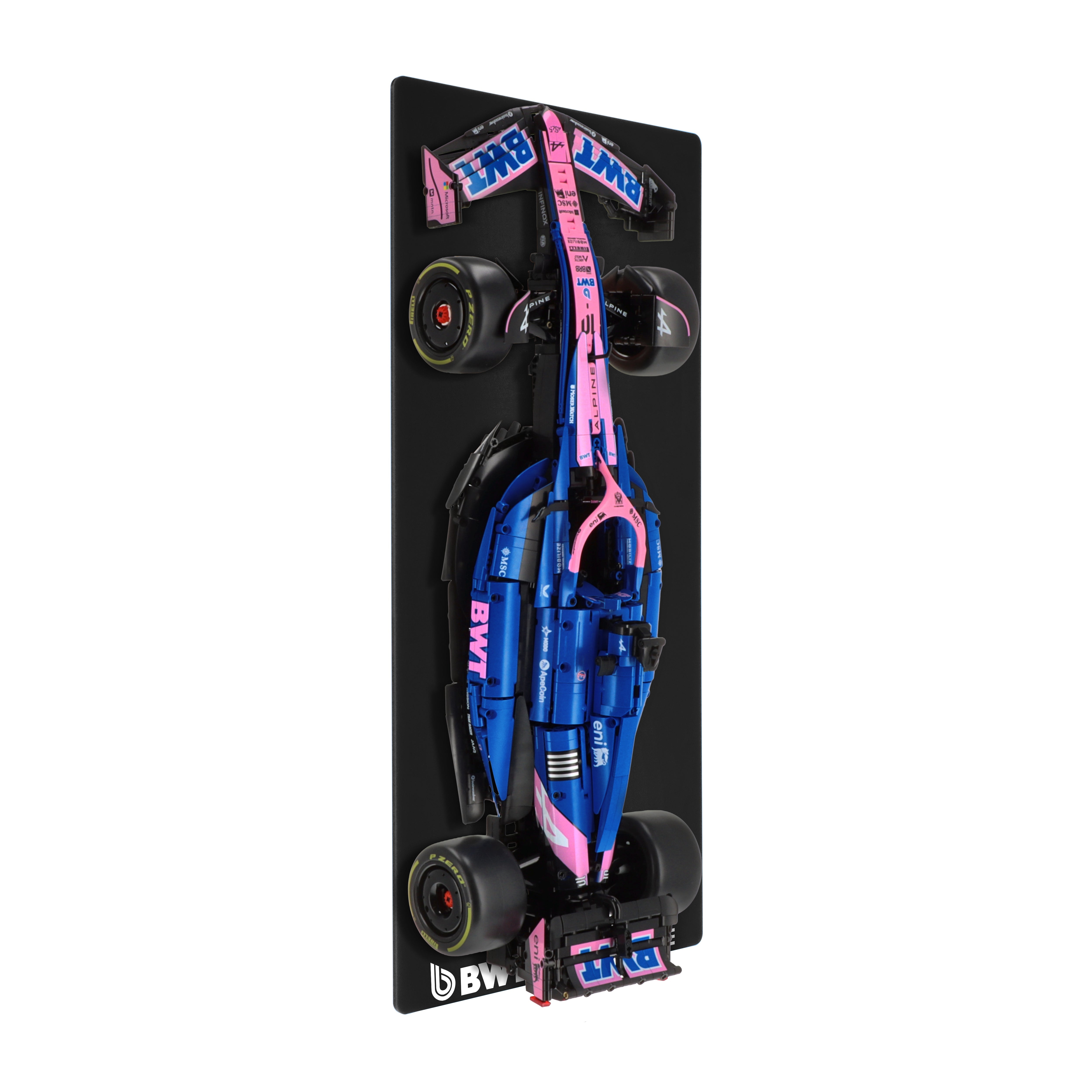Wall display for CaDA Alpine A525 Formula 1 Car