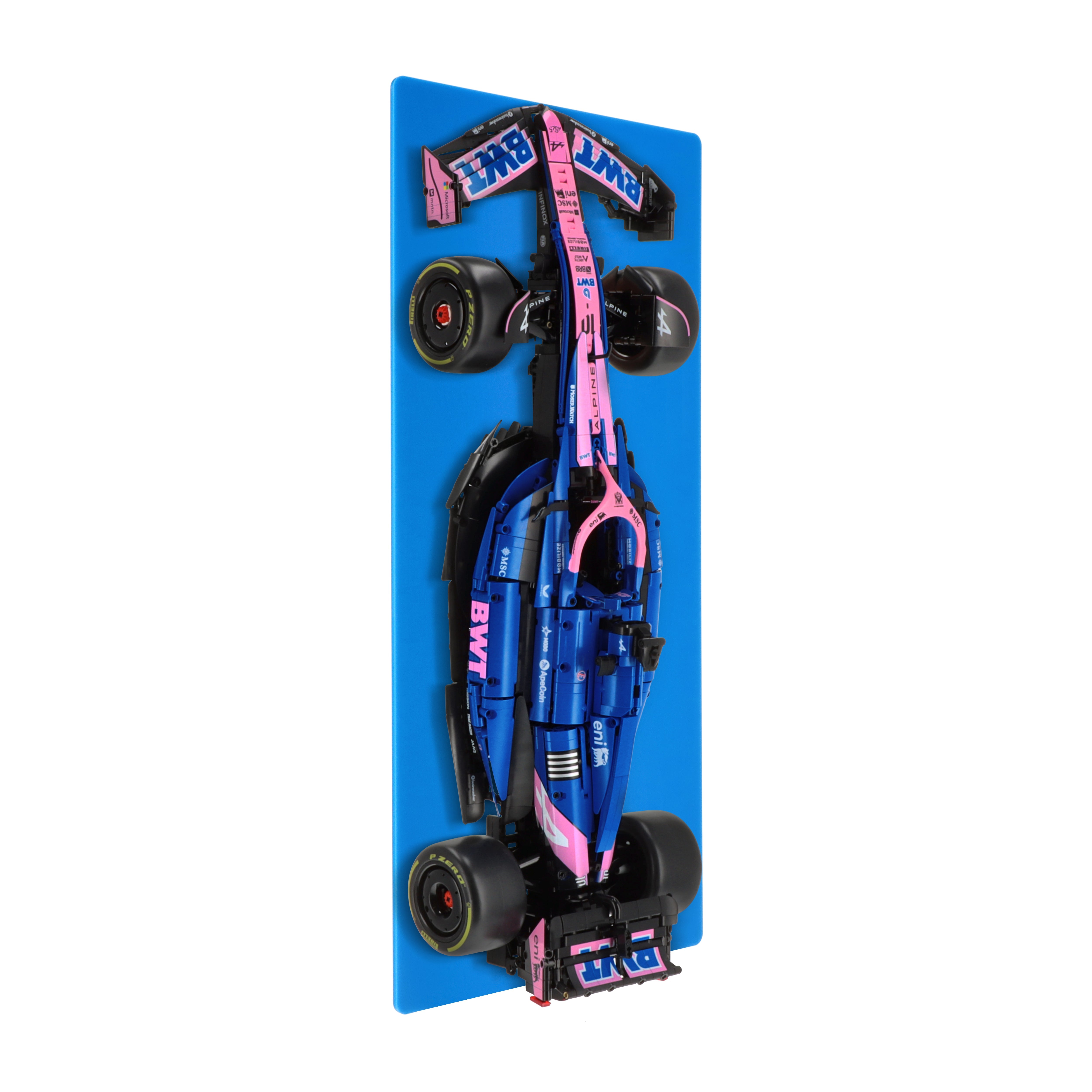 Wall display for CaDA Alpine A525 Formula 1 Car