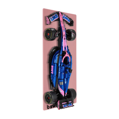 Wall display for CaDA Alpine A525 Formula 1 Car