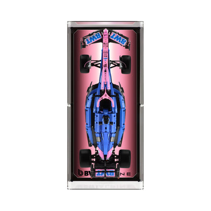 Wall Mounted Display Case for CaDA Alpine A525 Formula 1 Car