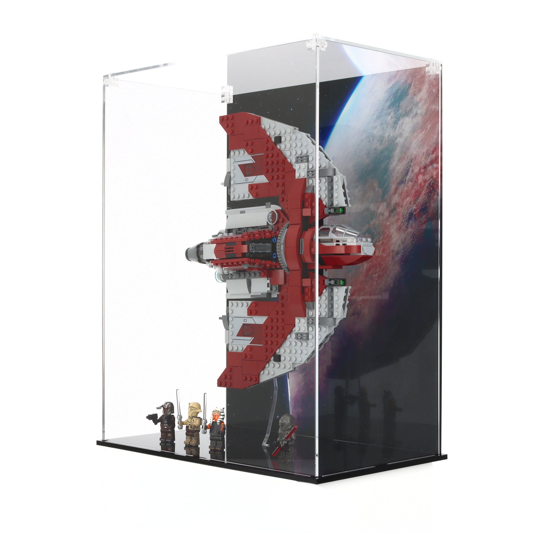 Lego 75362 Ahsoka Tano's T-6 Jedi Shuttle - Display Case