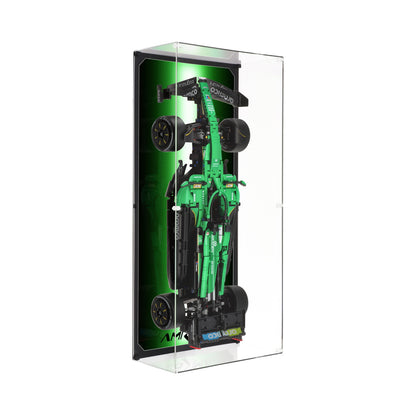 Wall Mounted Display Case for LEGO 42240 Aston Martin Aramco AMR25 F1® Car