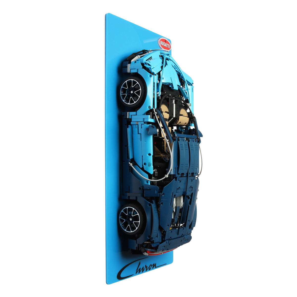 Wall display for LEGO Technic 42083 Bugatti Chiron