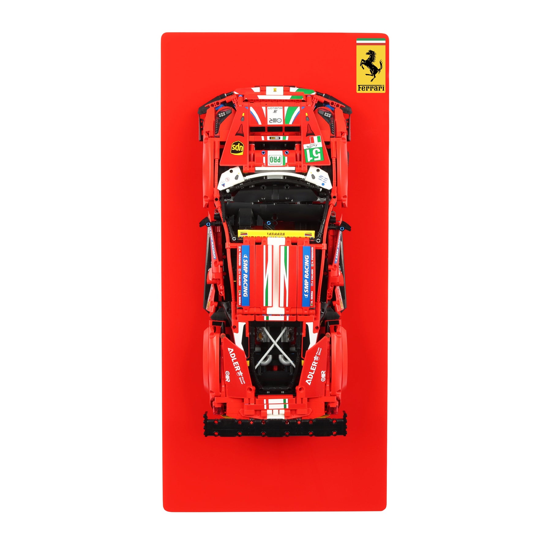 Wall display for LEGO Technic 42125 Ferrari 488 GTE