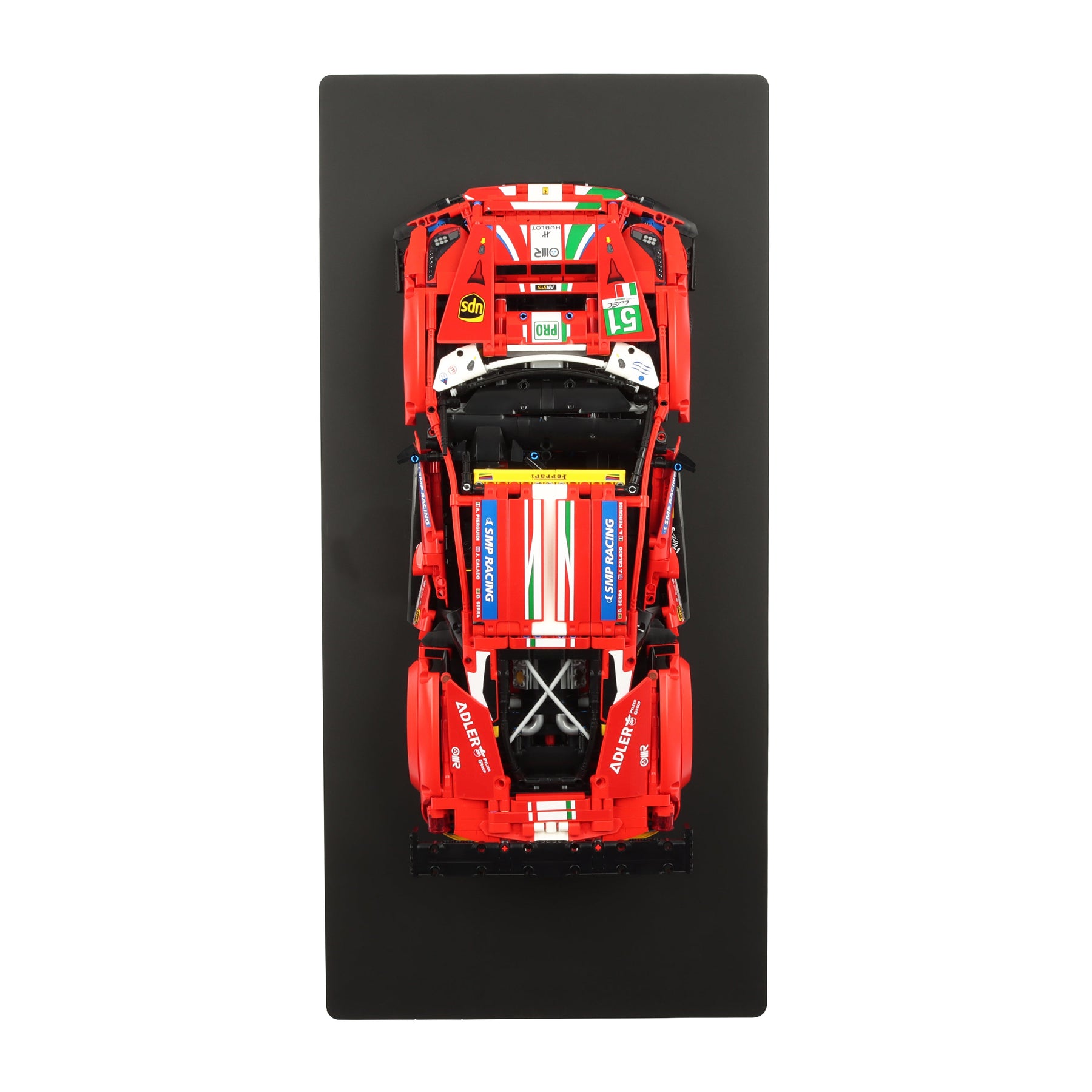 Wall display for LEGO Technic 42125 Ferrari 488 GTE