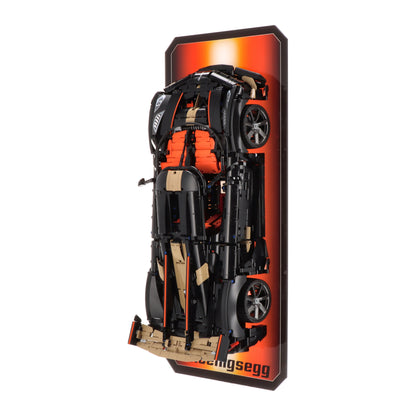 Luxury Wall display for LEGO 42232 Koenigsegg Sadair's Spear Megacar